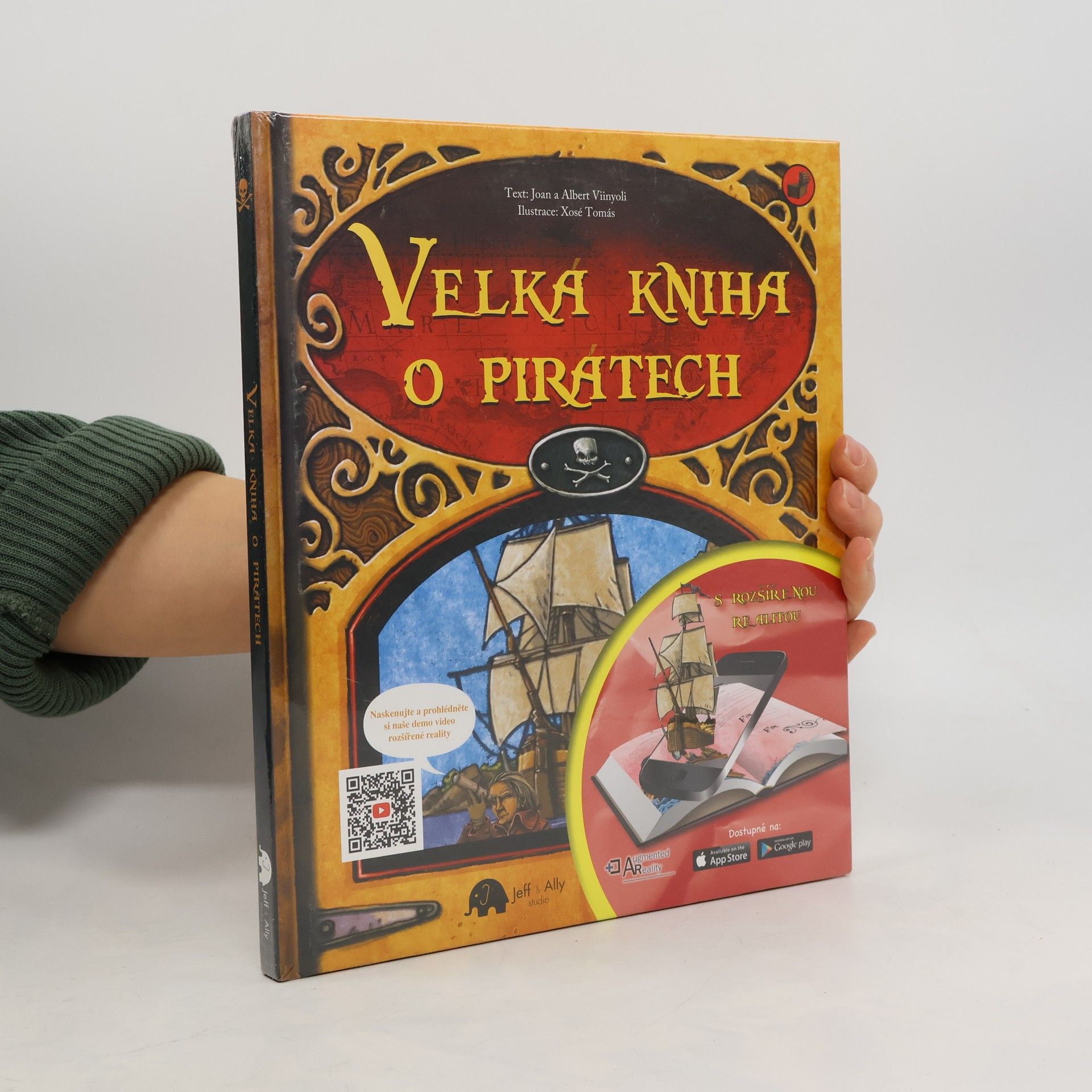 Vinyoli Joan a Albert Velká kniha o pirátech s rozšířenou realitou
