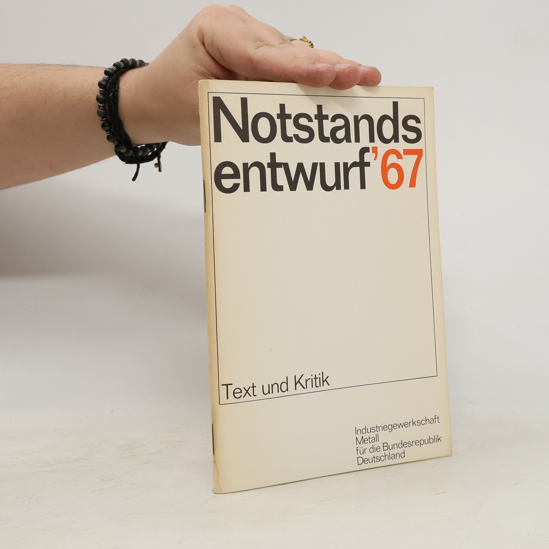 kolektiv Notstands entwurf '67