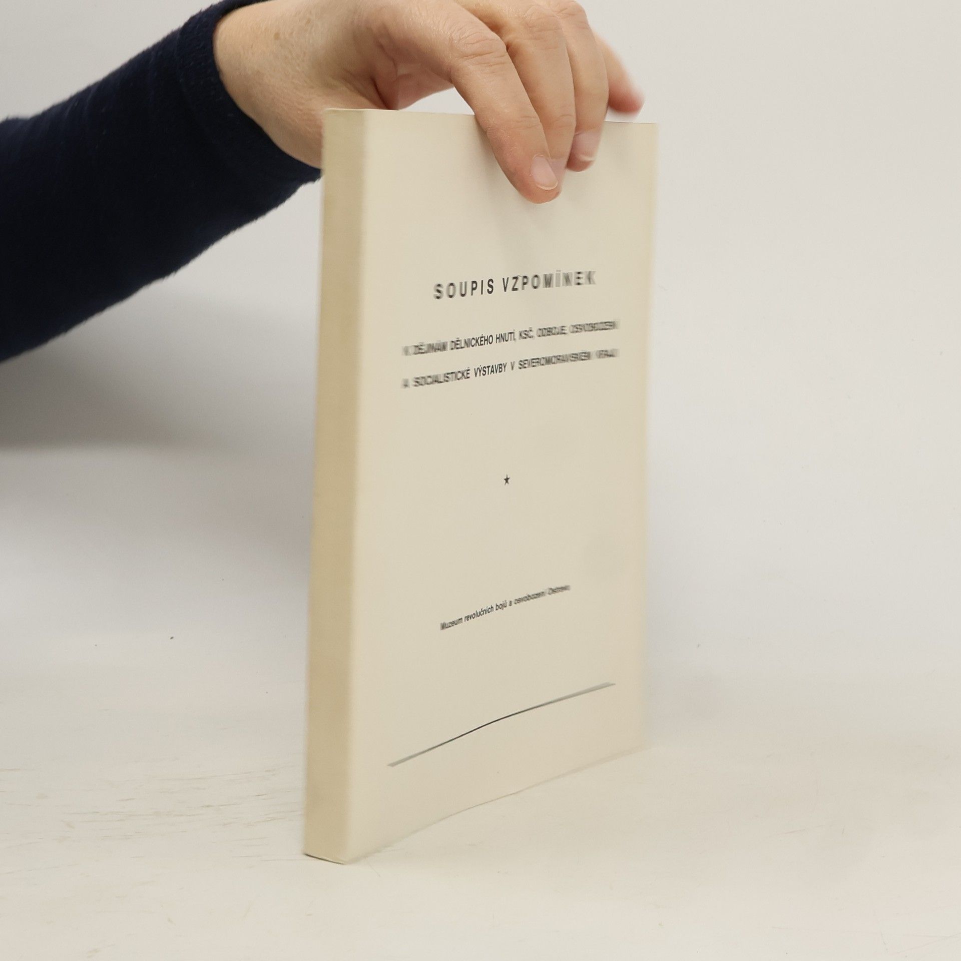 Helena Romanovská Soupis vzpomínek k dějinám dělnického hnutí