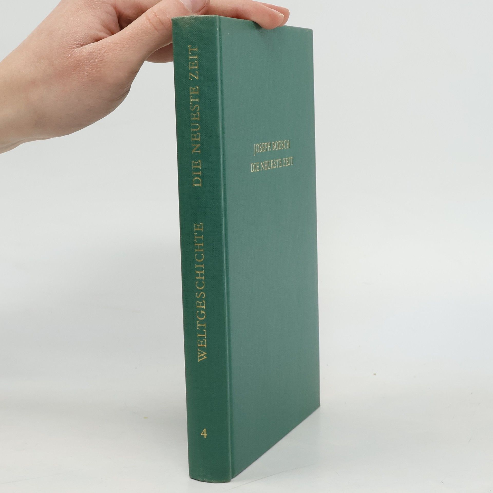 Joseph Boesch Die neueste Zeit