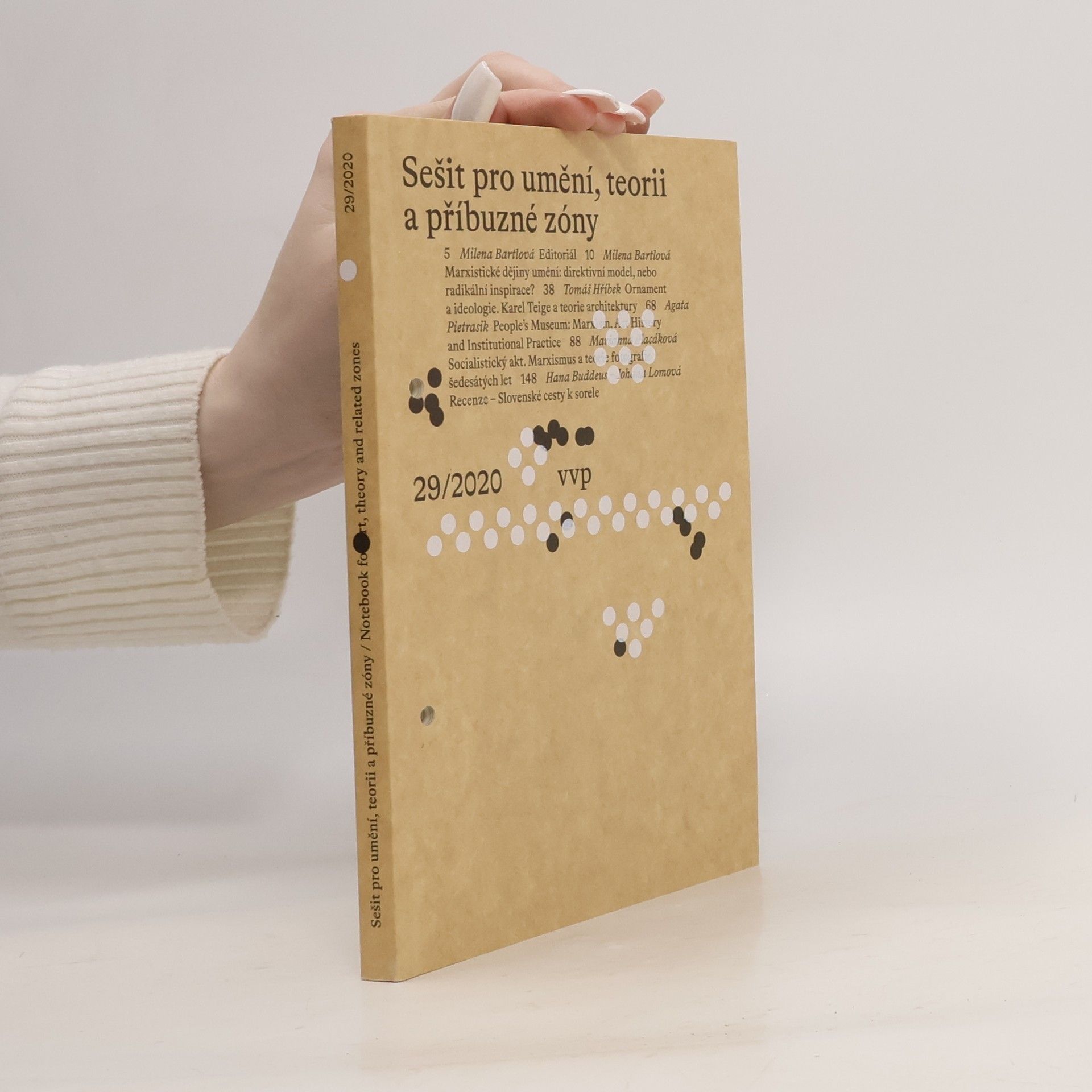 Auteurscollectief Sešit pro umění, teorii a příbuzné zóny 29/2020