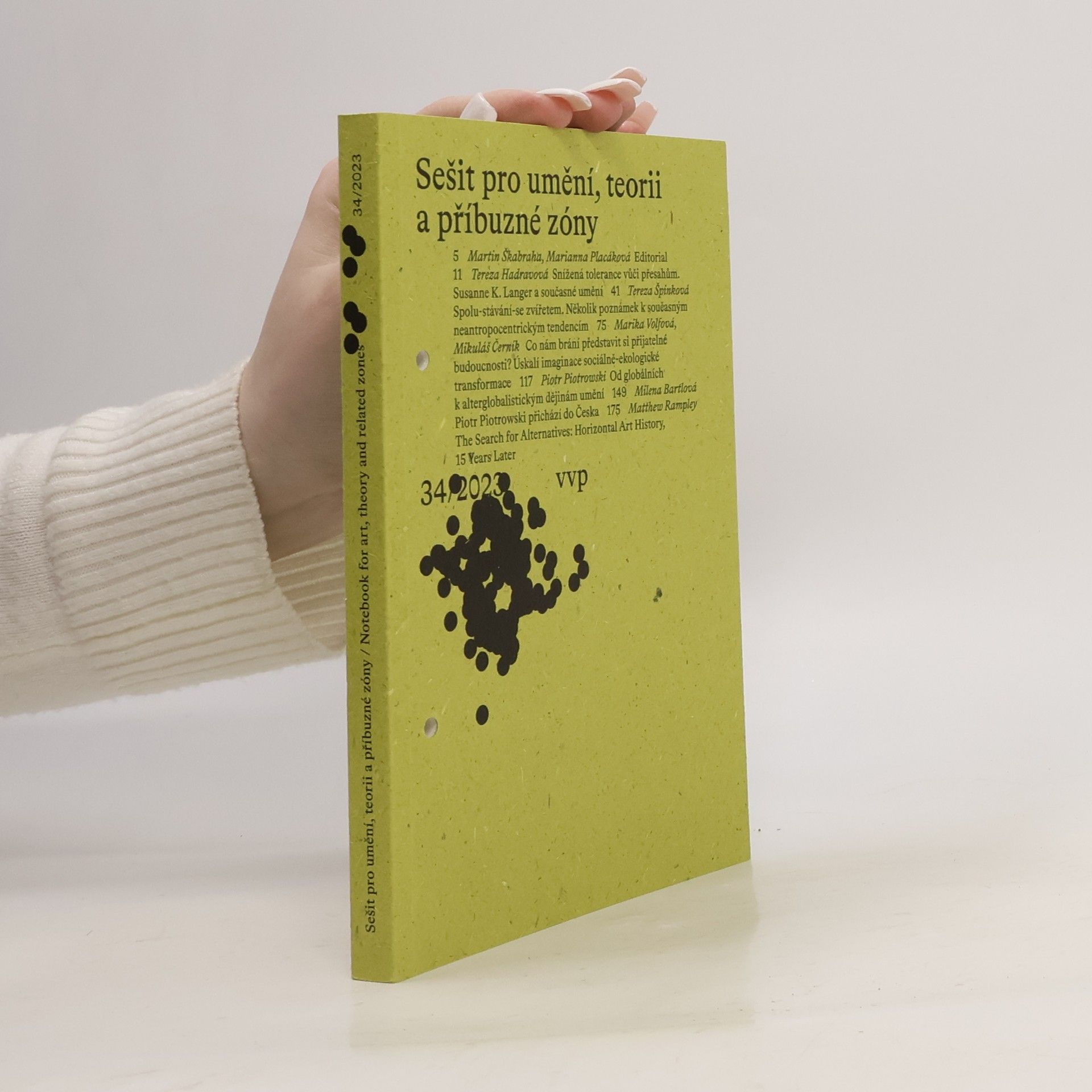 Kolektiv autorů Sešit pro umění, teorii a příbuzné zóny 34/2023