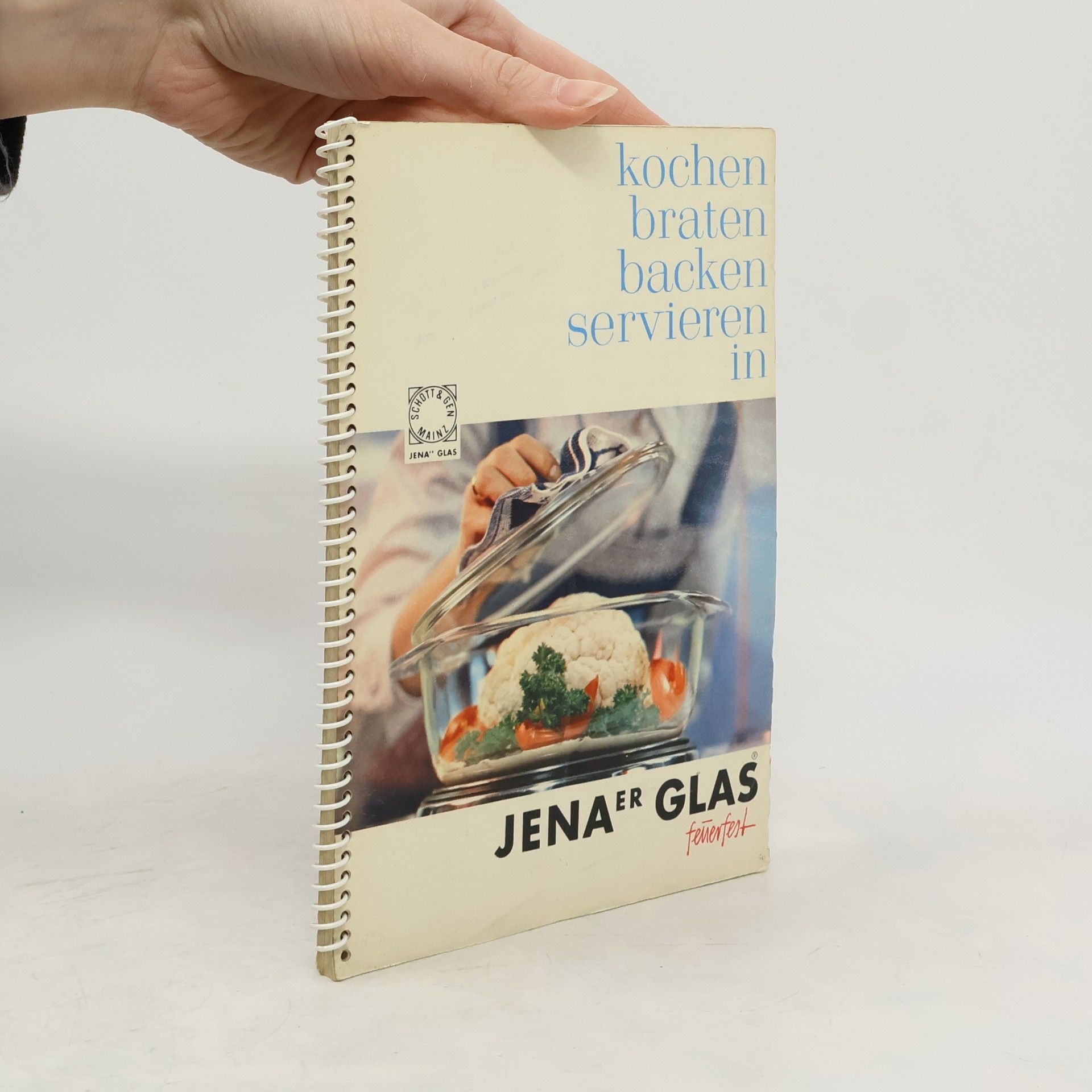 Kochen braten backen servieren in Jenaer Glas