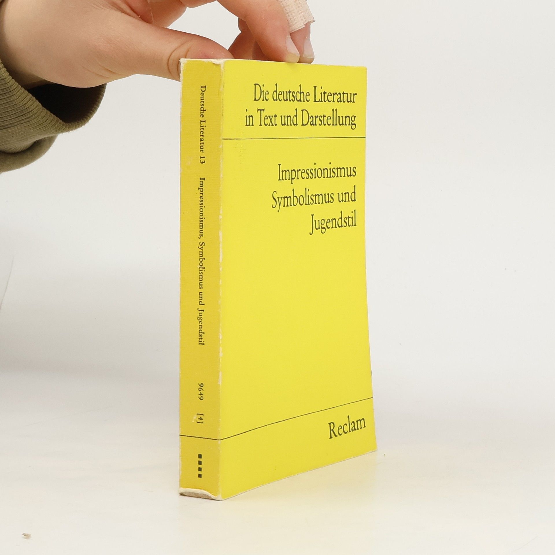 Die deutsche Literatur in Text und Darstellung. Tl.13