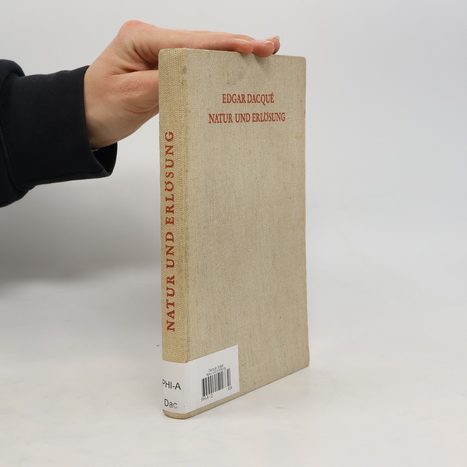 Edgar Dacqué Natur und Erlösung