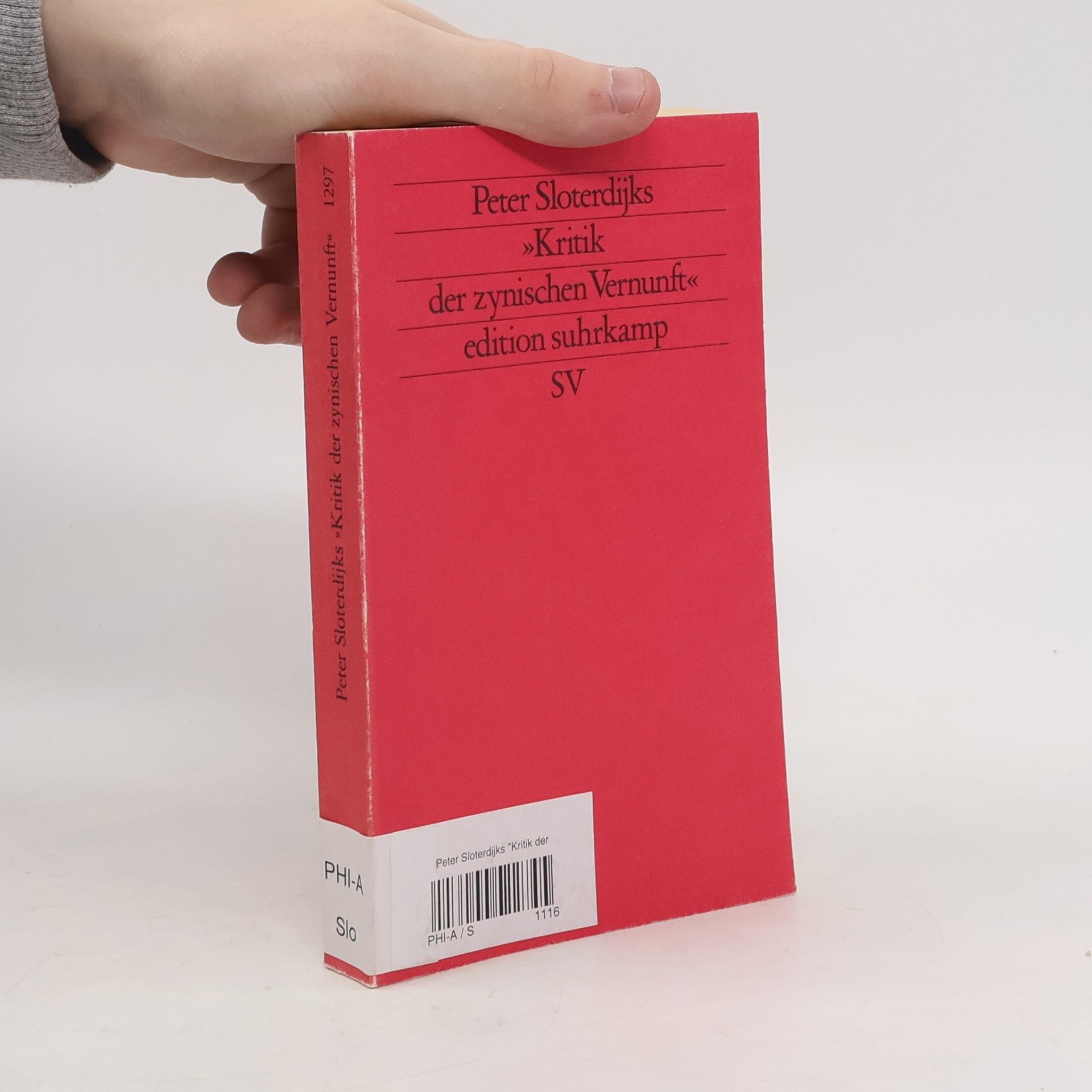 Peter Sloterdijks "Kritik der zynischen Vernunft"