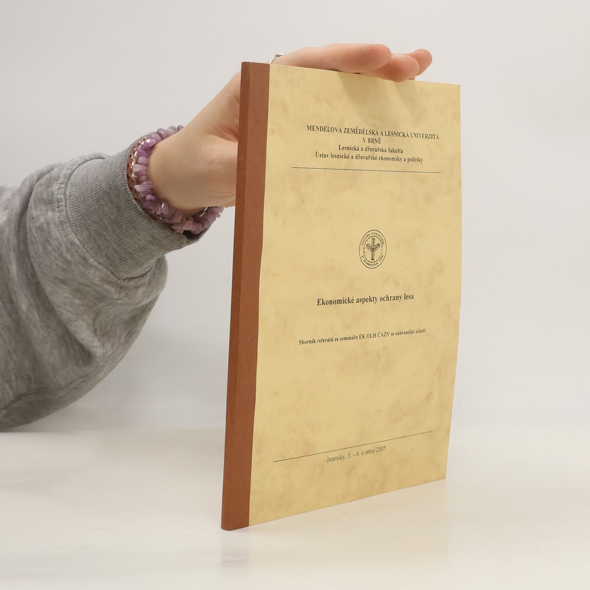 Josef Lenoch Ekonomické aspekty ochrany lesa