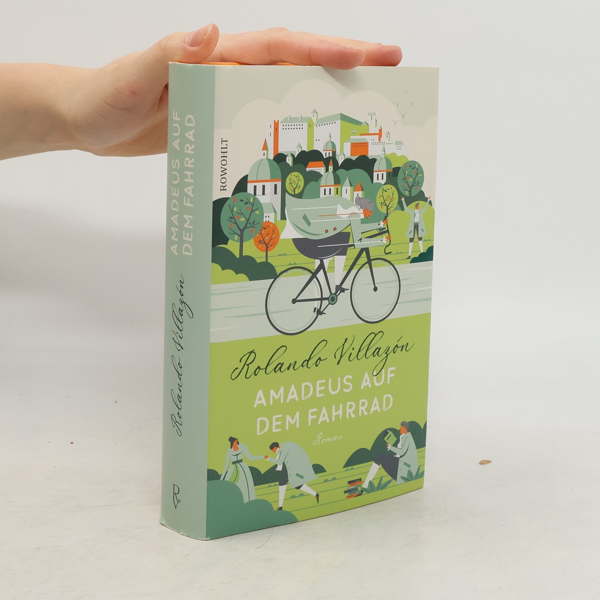 Rolando Villazón Amadeus auf dem Fahrrad