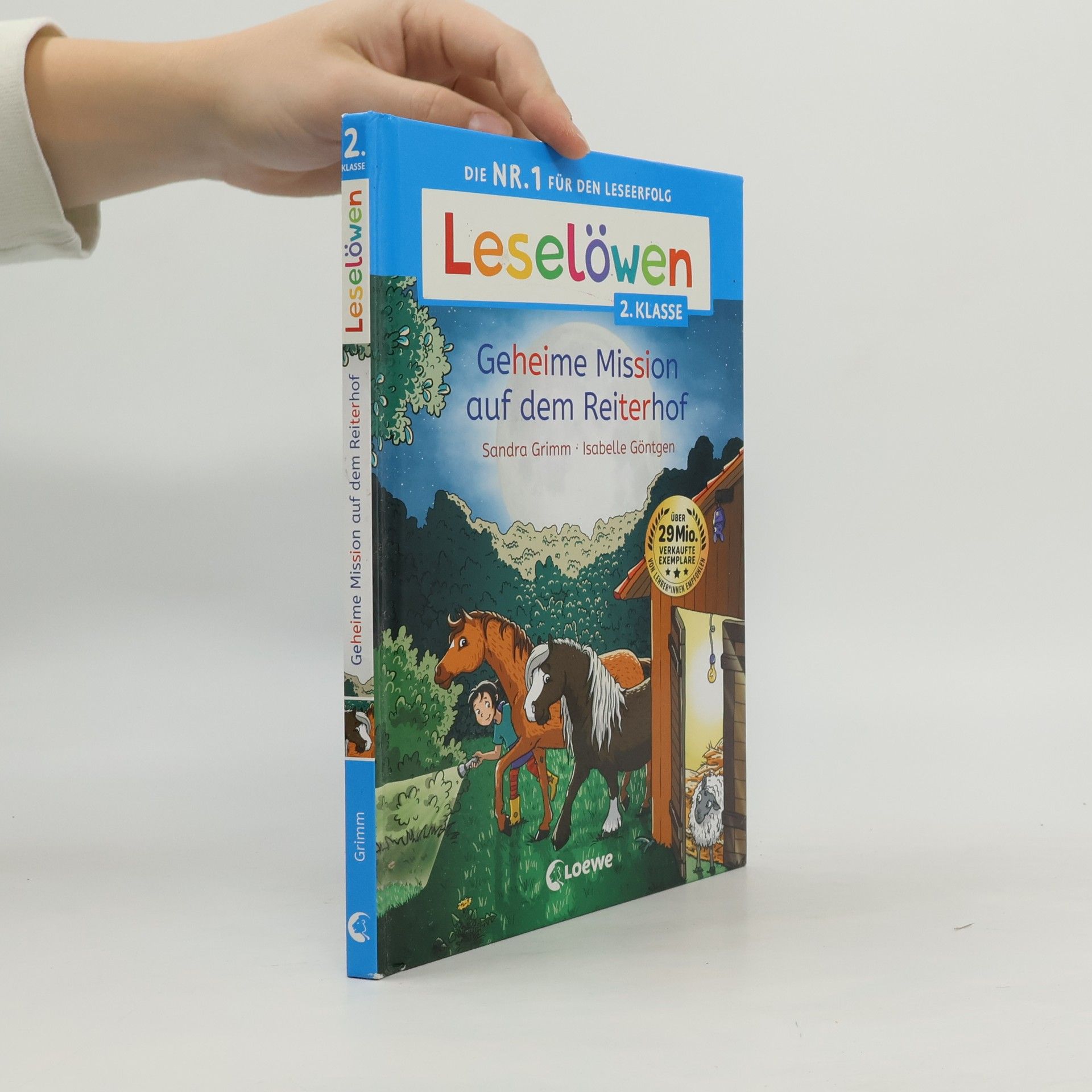 Sandra Grimm Leselöwen 2. Klasse. Geheime Mission auf dem Reiterhof