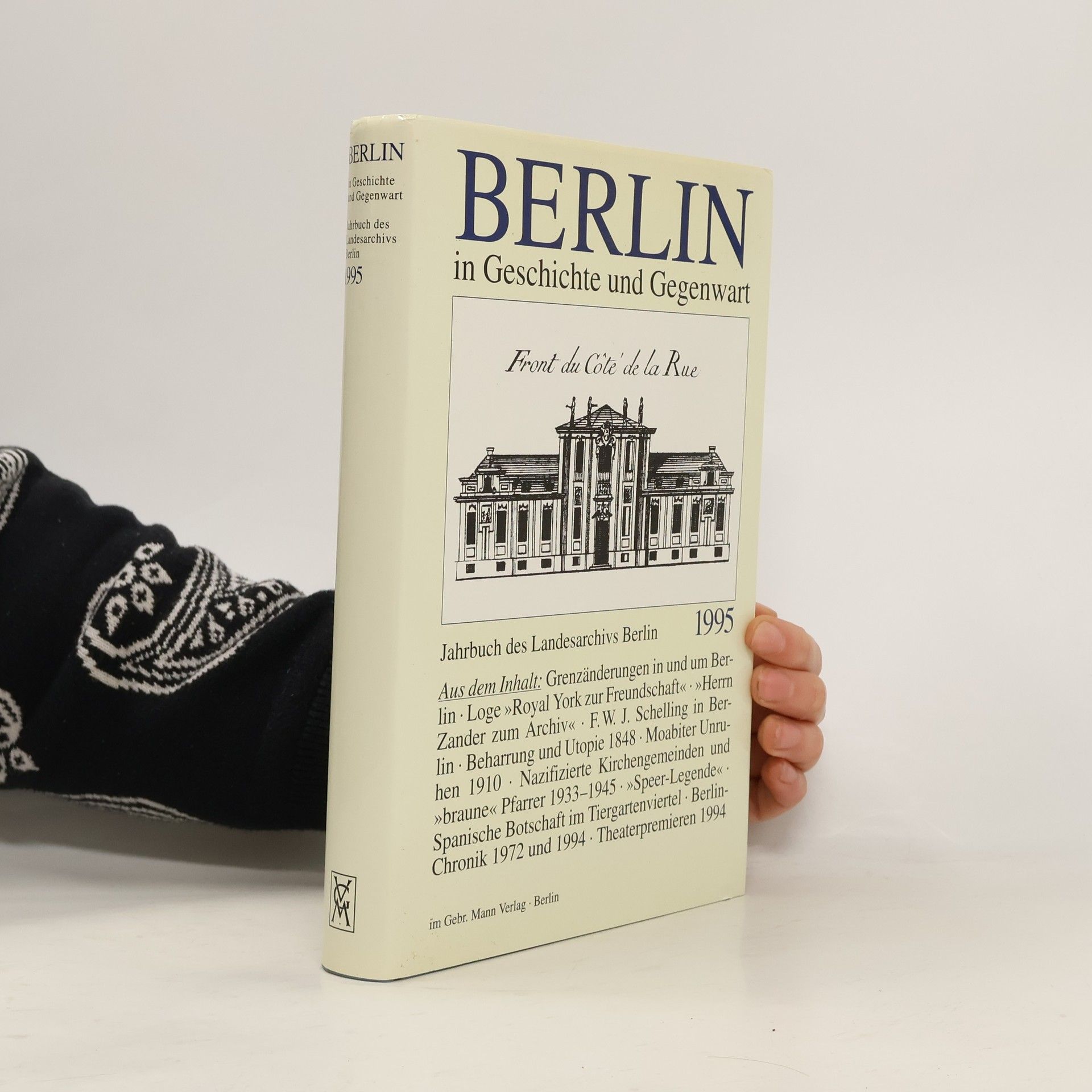 Jürgen Wetzel Jahrbuch des Landesarchivs Berlin - 1995: Berlin in Geschichte und Gegenwart