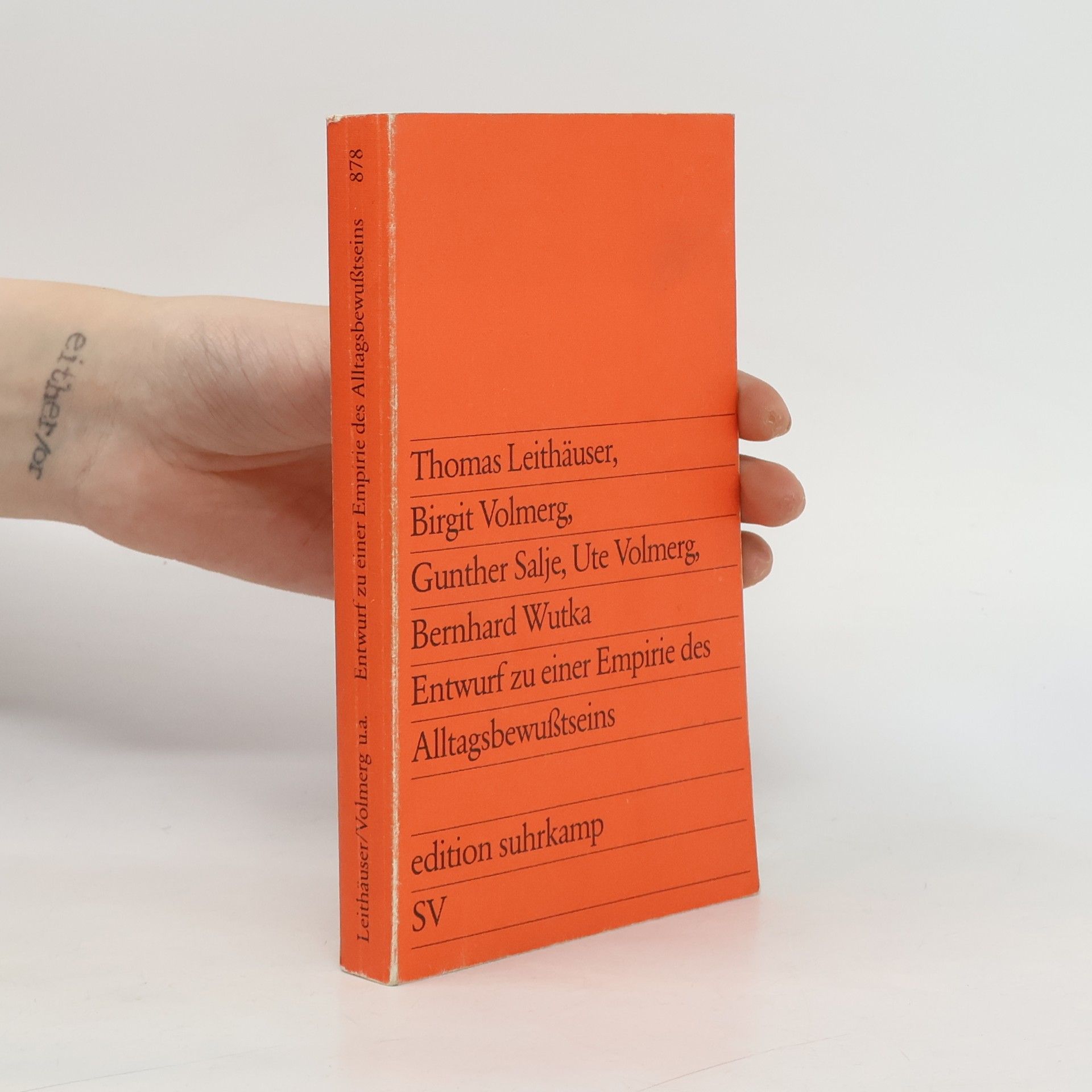 Entwurf zu einer Empirie des Alltagsbewusstseins