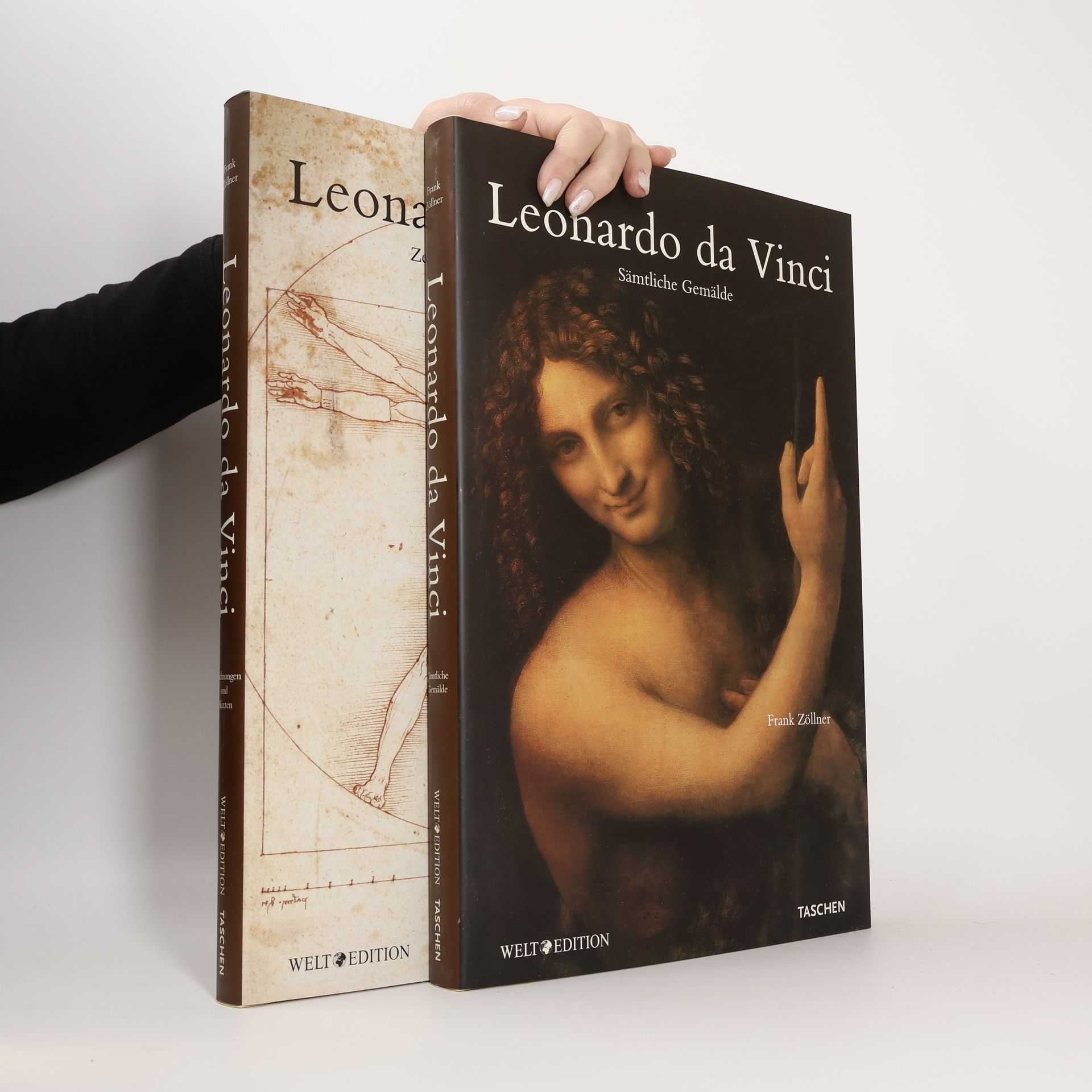 Frank Zöllner Leonardo da Vinci. Zeichnungen und Skizzen. Sämtliche Gemälde. Komplet.