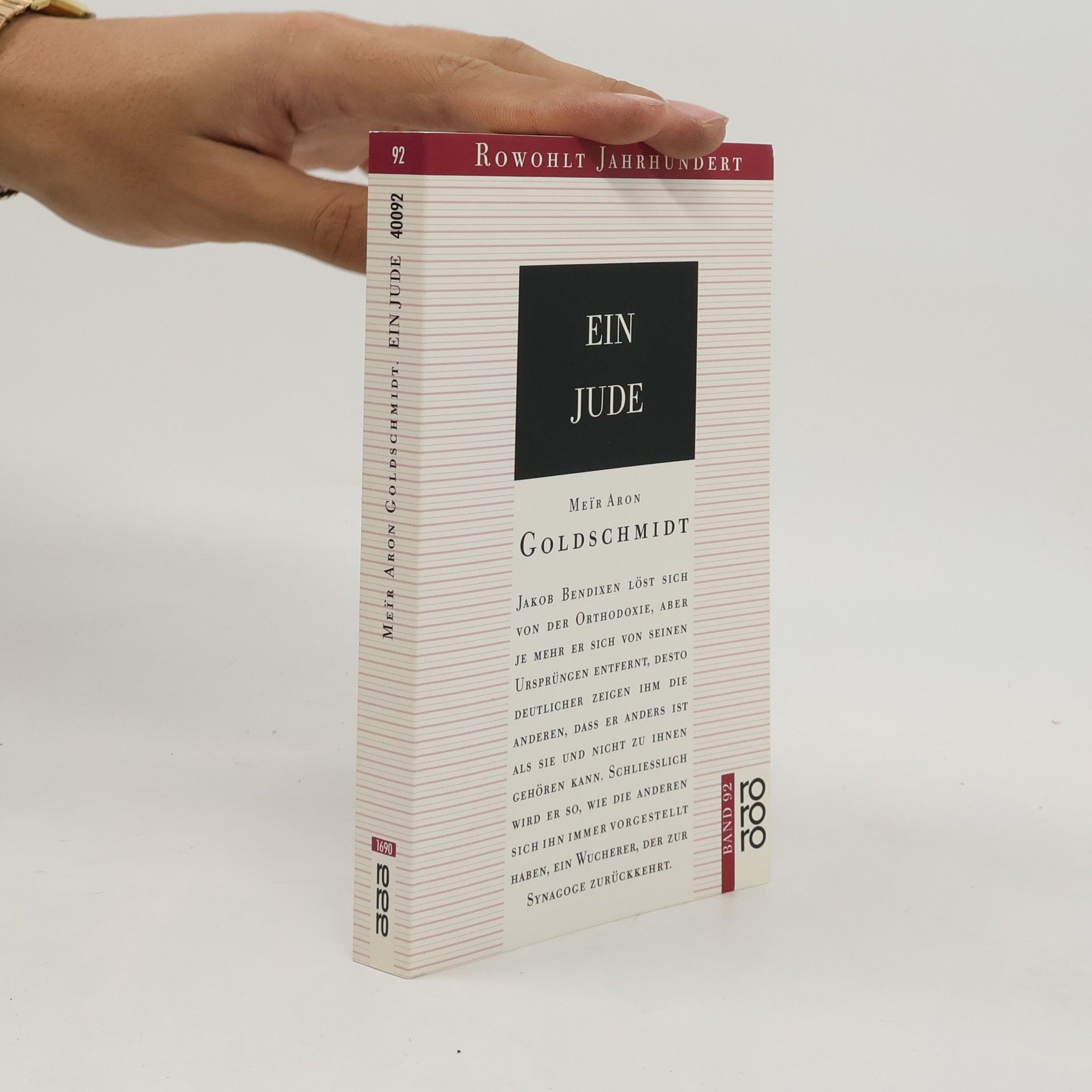 Meïr Aron Goldschmidt Ein Jude