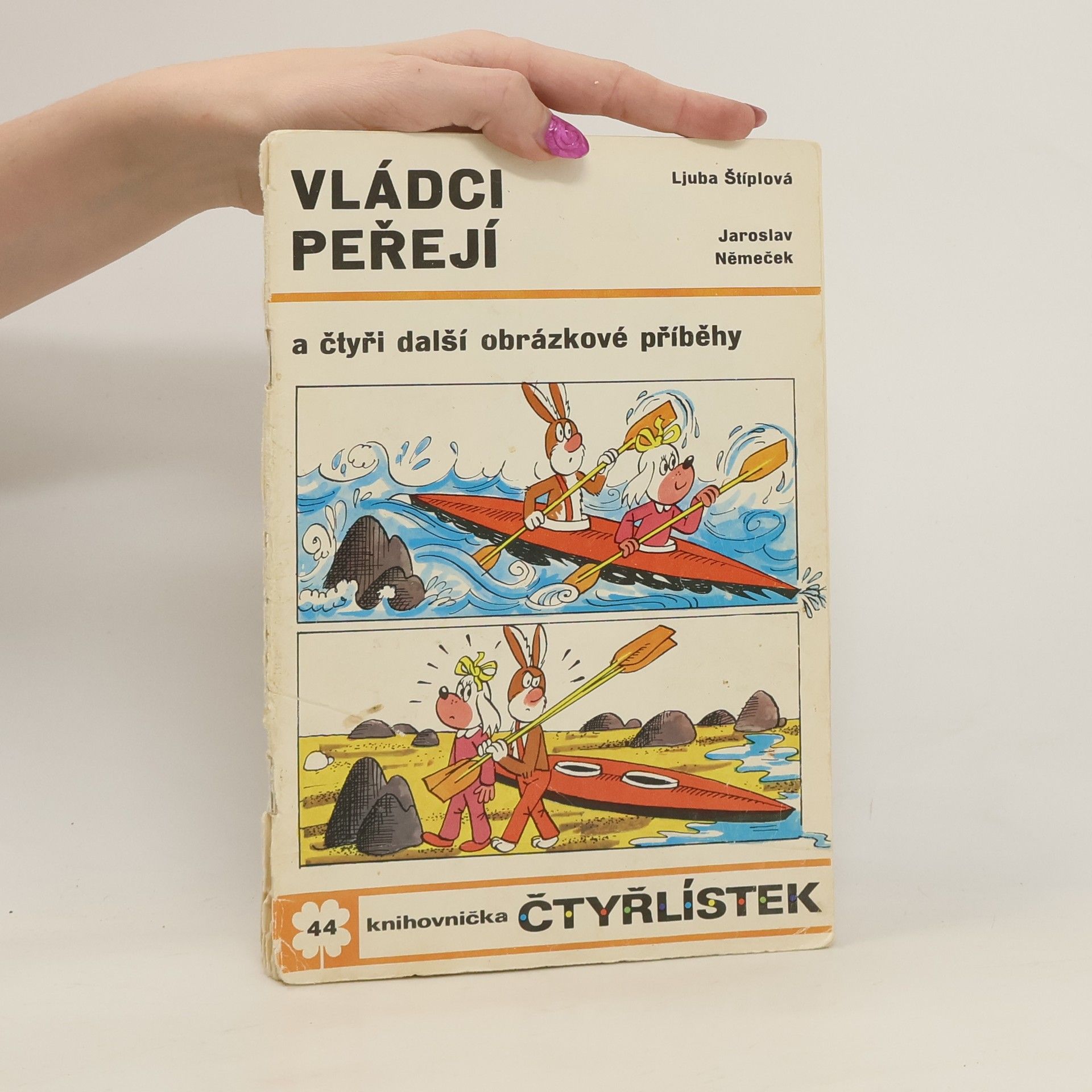 Jaroslav Němeček Čtyřlístek 44. Vládci peřejí a čtyři další obrázkové příběhy