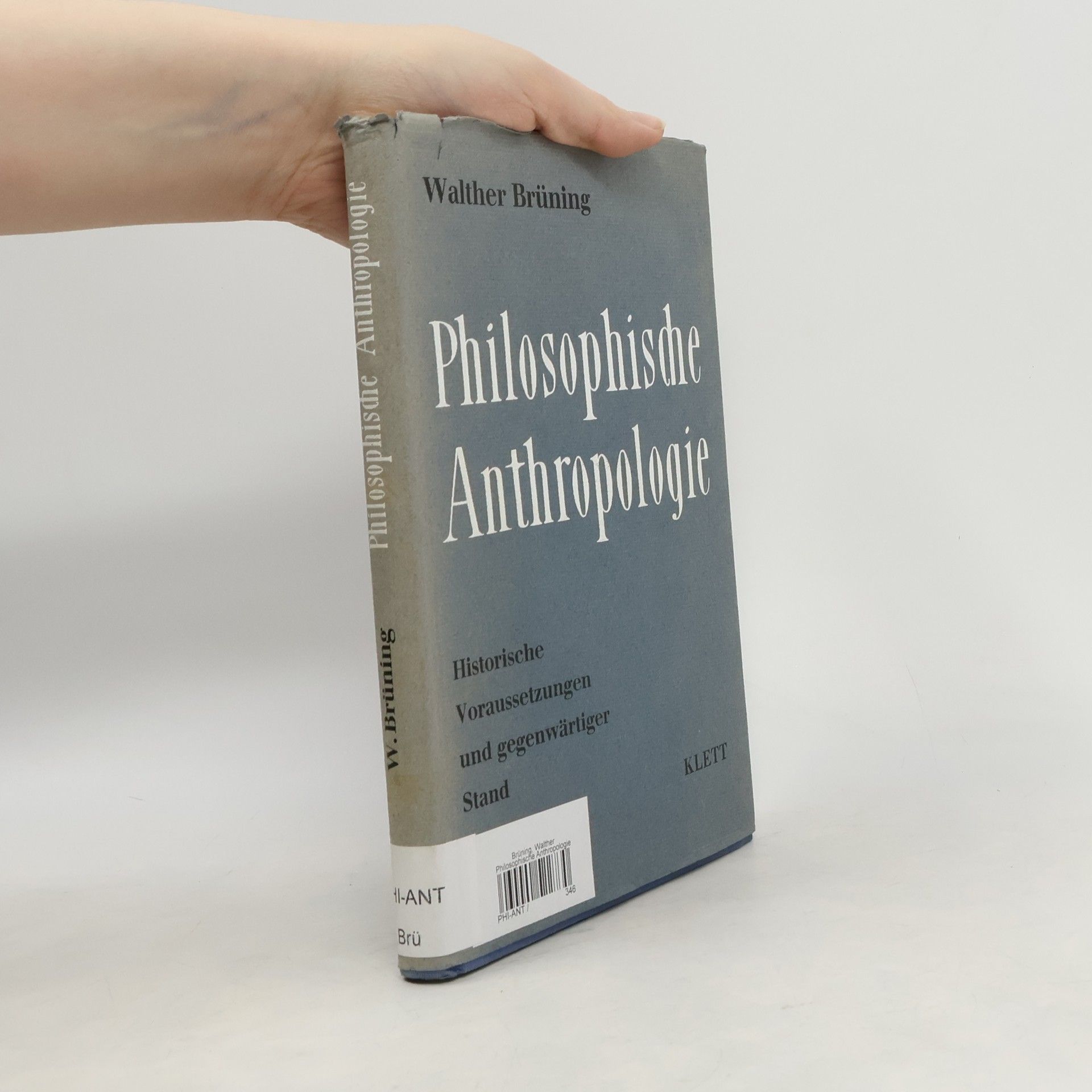 Walther Brüning Philosophische Anthropologie