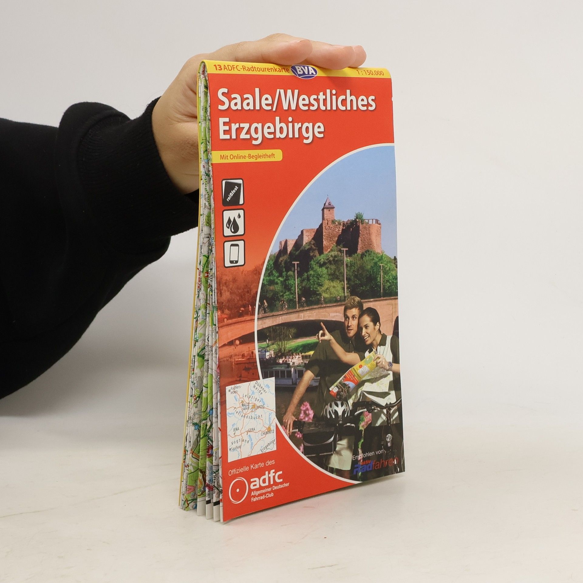 Autorenkollektiv ADFC-Radtourenkarte - 13: Saale/Westliches Erzgebirge