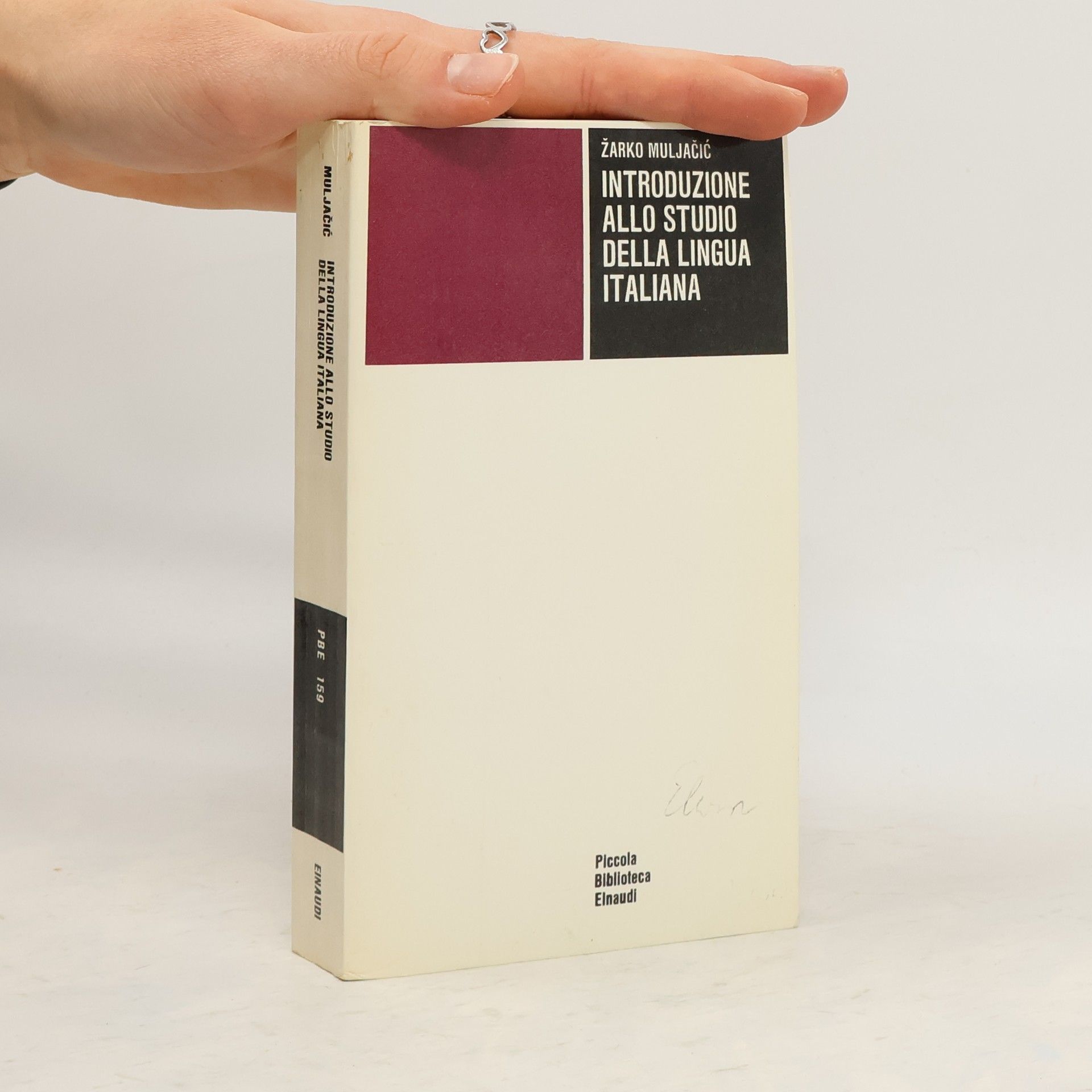 Žarko Muljačić Introduzione allo studio della lingua italiana