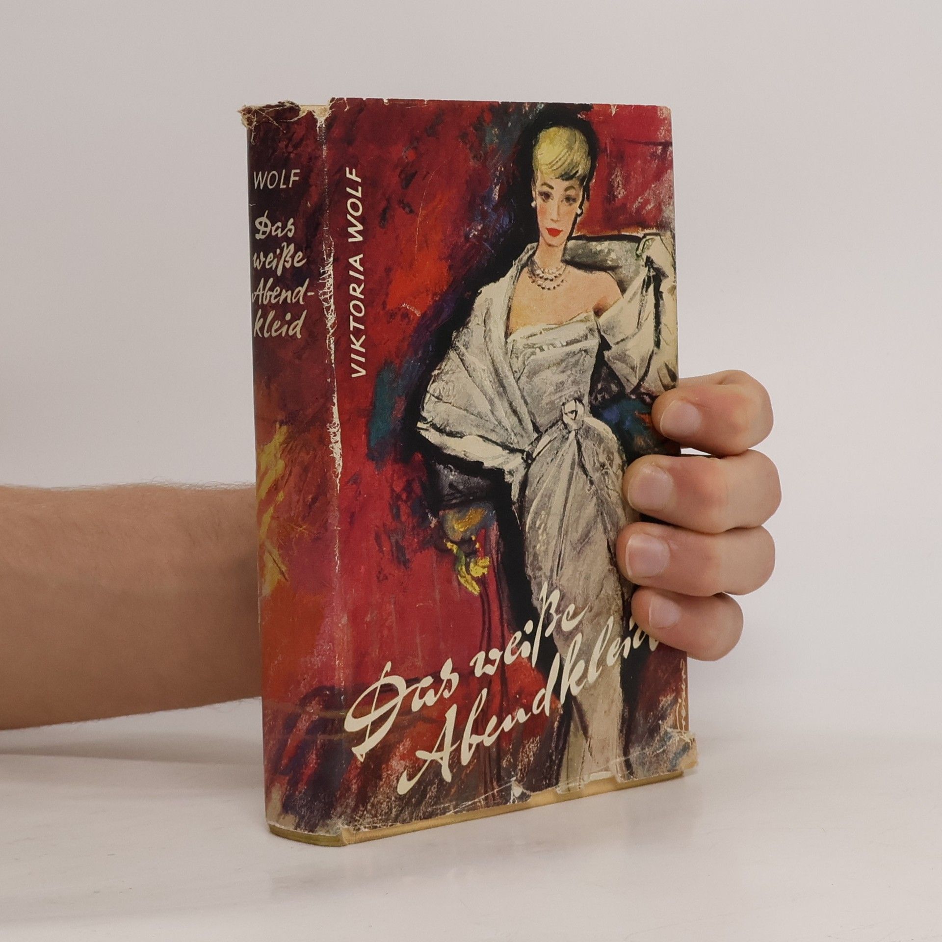 Das weiß Abendkleid