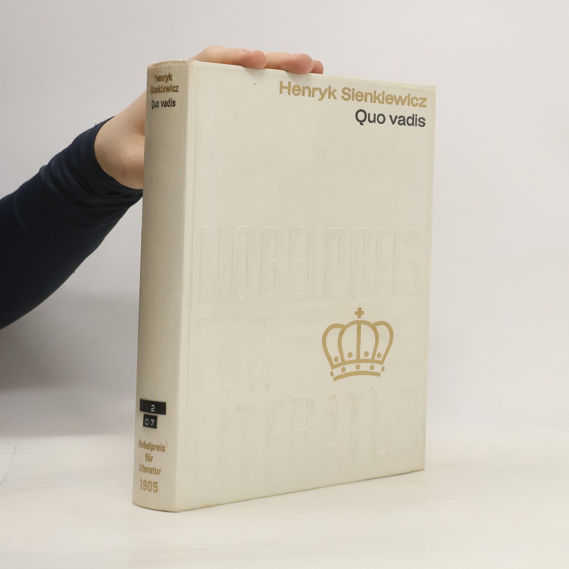 Henryk Sienkiewicz Nobelpreis für Literatur 1905. Quo vadis