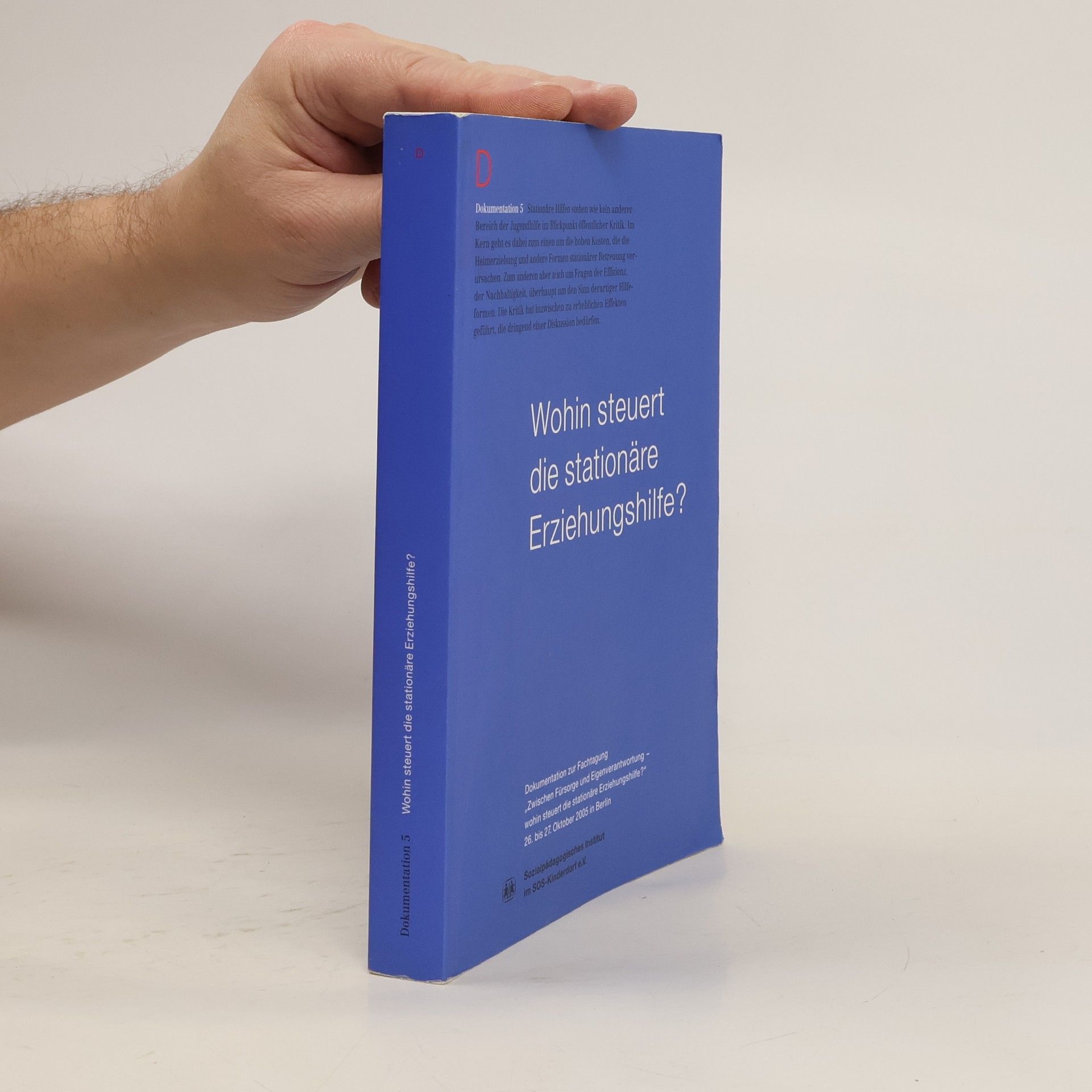 Ulrich Burger Wohin steuert die stationäre Erziehungshilfe?