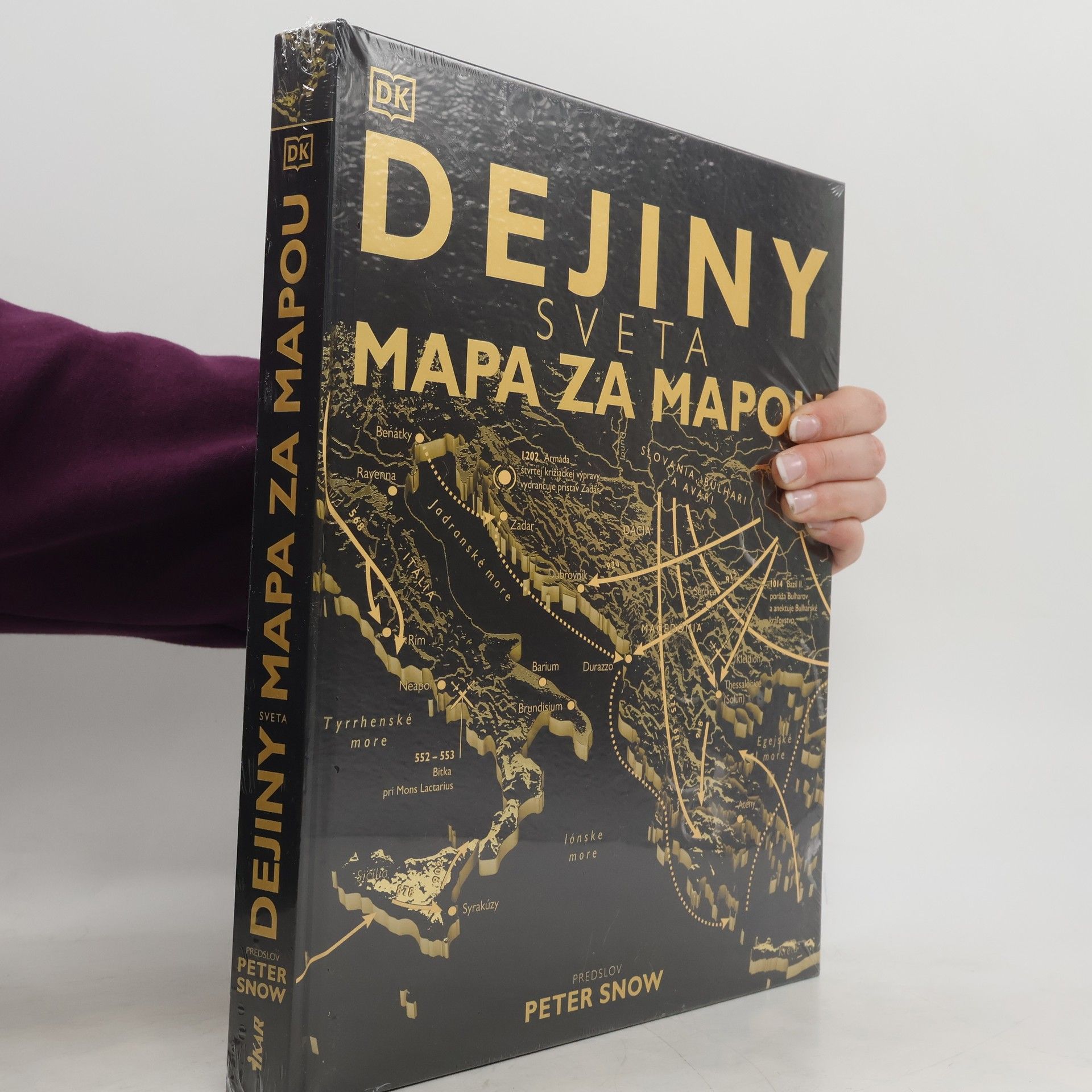 Peter Snow Dejiny sveta mapa za mapou