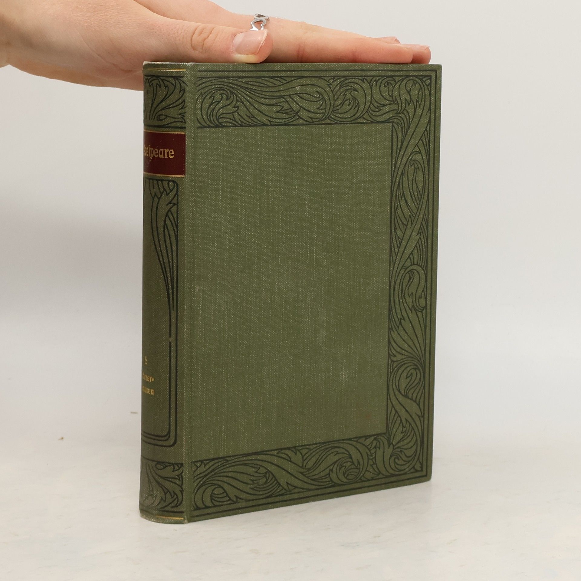 August Wilhelm Schlegel Shakespeares Dramatische Werke. Fünfter Band