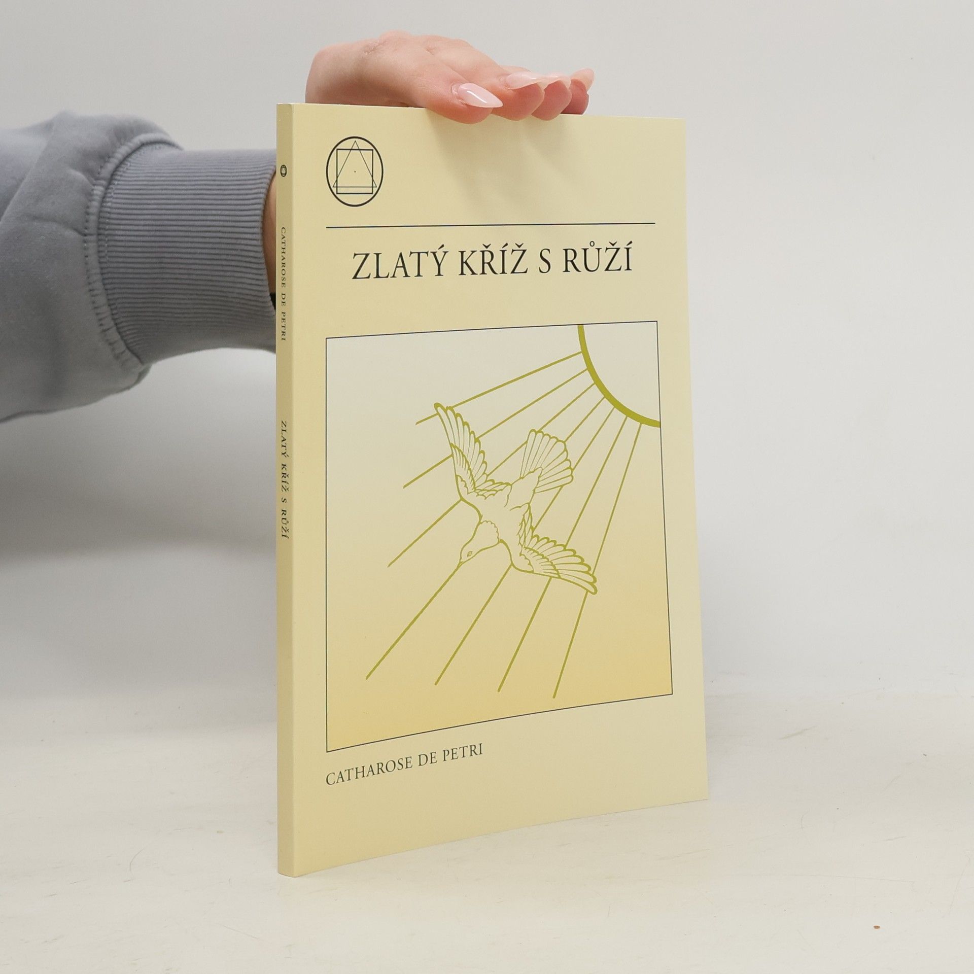 Catharose de Petri Zlatý kříž s růží