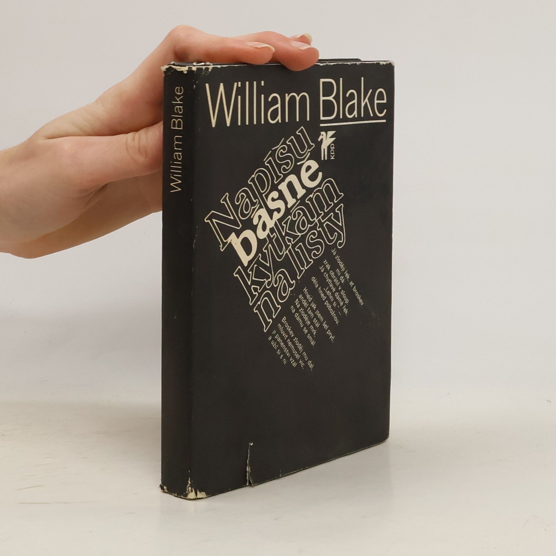 William Blake Napíšu básně kytkám na listy