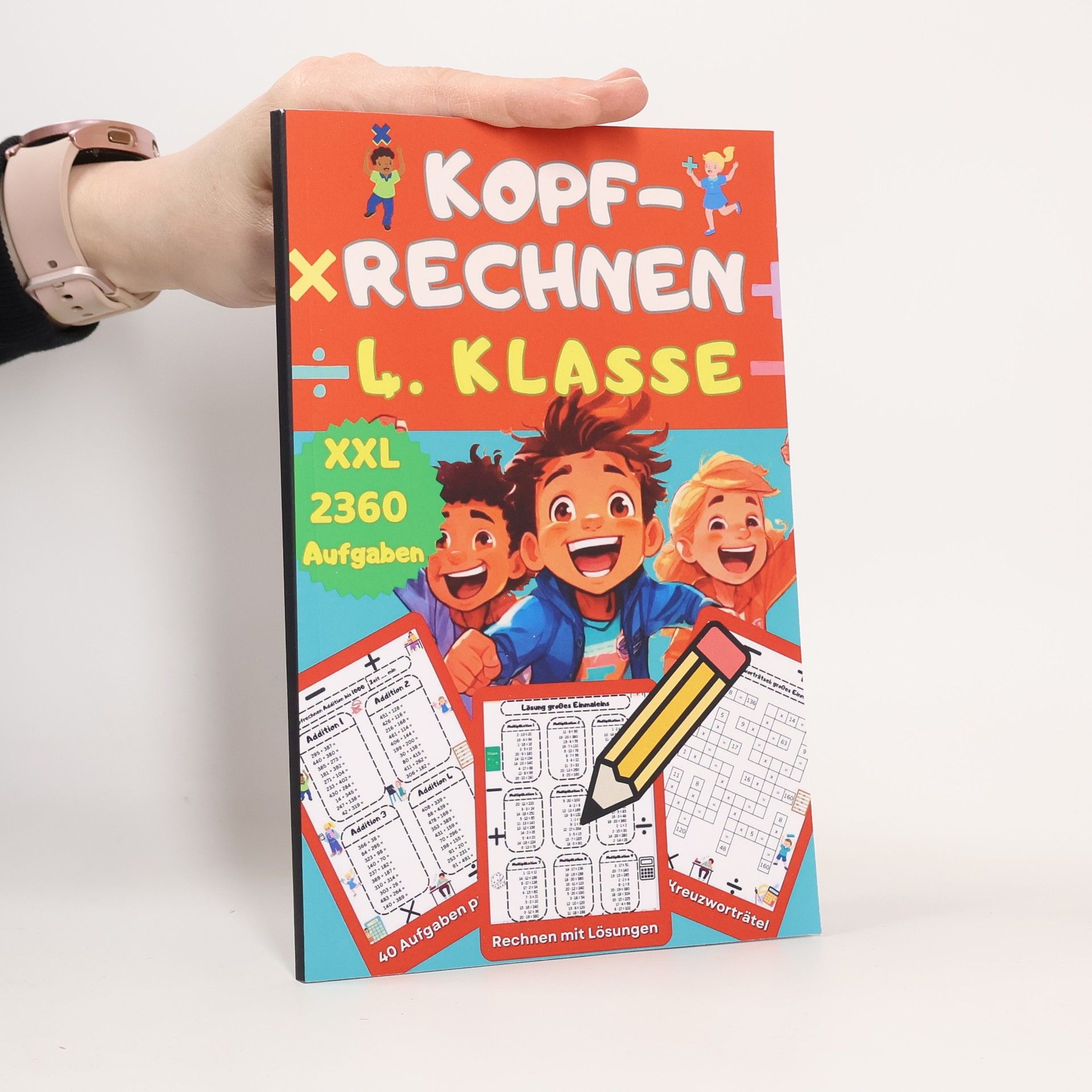 Deutscher Rätselbuchclub Kopfrechnen 4. Klasse XXL – 2360 Mathe Aufgaben zum Kopfrechnen üben - Spielend schnelles Rechnen lernen - Plus und Minus bis 1000/10000 – Trainer für ... Lernheft + Tricks zur Vorbereitung Gymnasium