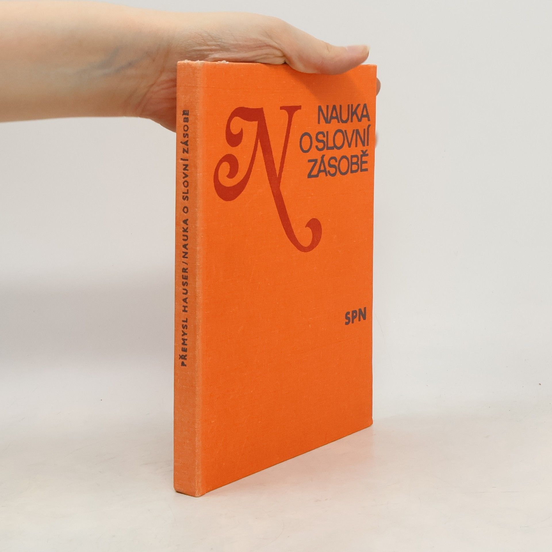 Přemysl Hauser Nauka o slovní zásobě