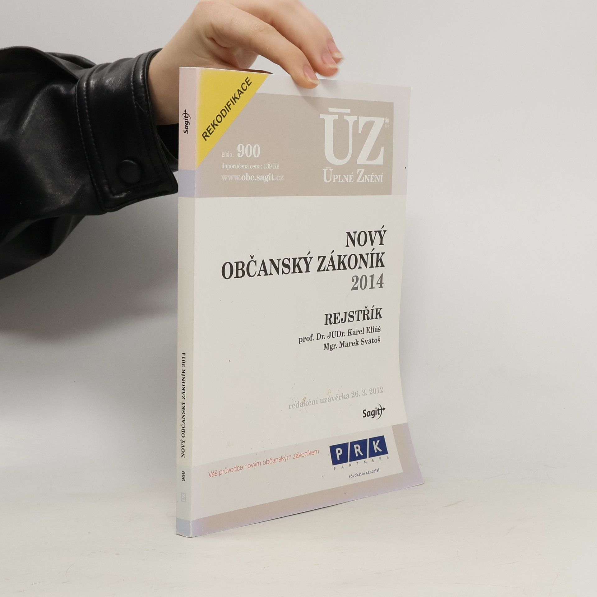 Karel Eliáš Nový občanský zákoník