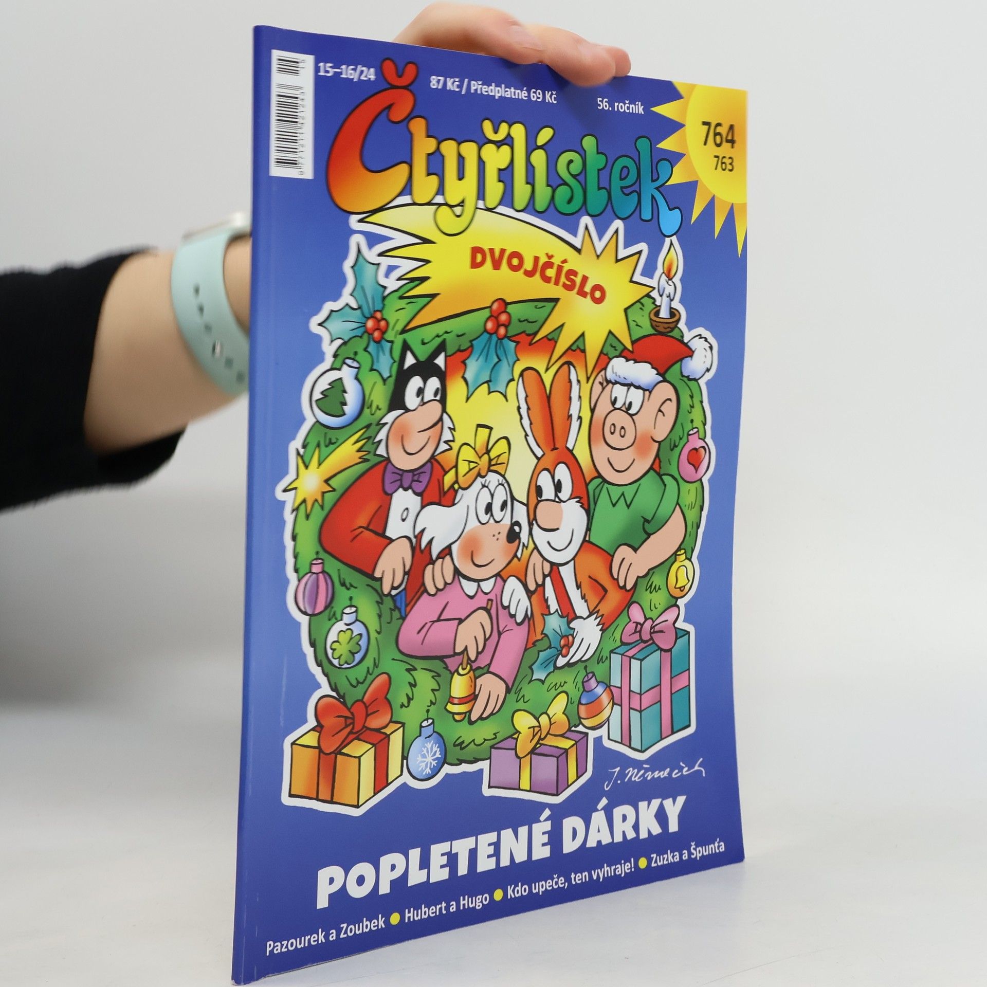 Kolektiv autorů Čtyřllístek dvojčíslo 763-764. 15-16/2024