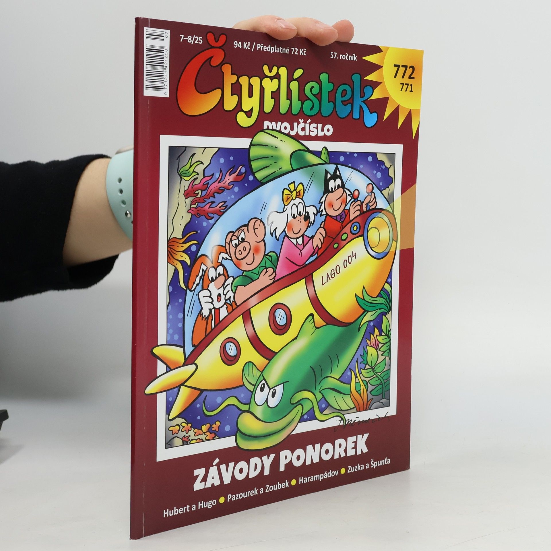 Kolektív autorov Čtyřlístek 771-772. 7-8/25