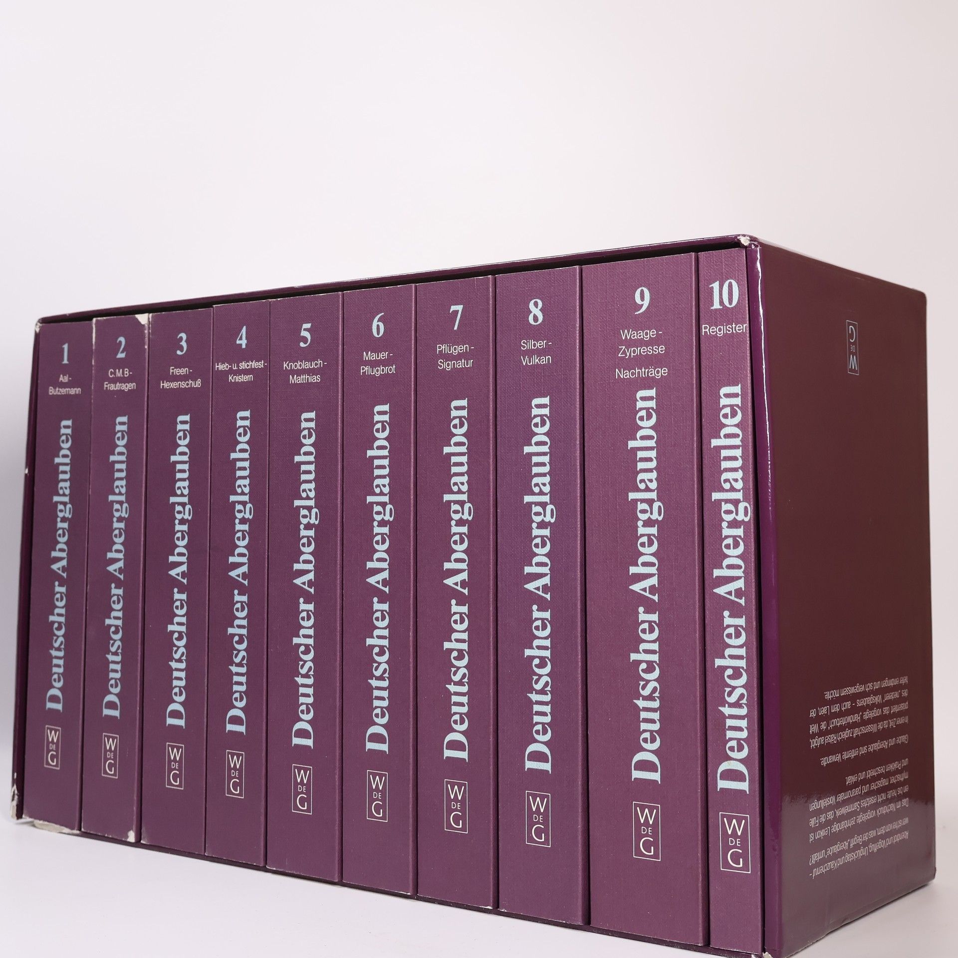 Autores varios Deutscher Aberglauben 1-10