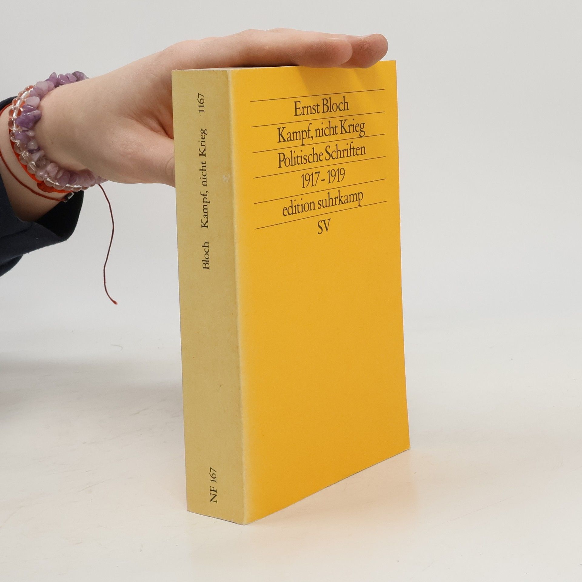 Ernst Bloch Kampf, nicht Krieg