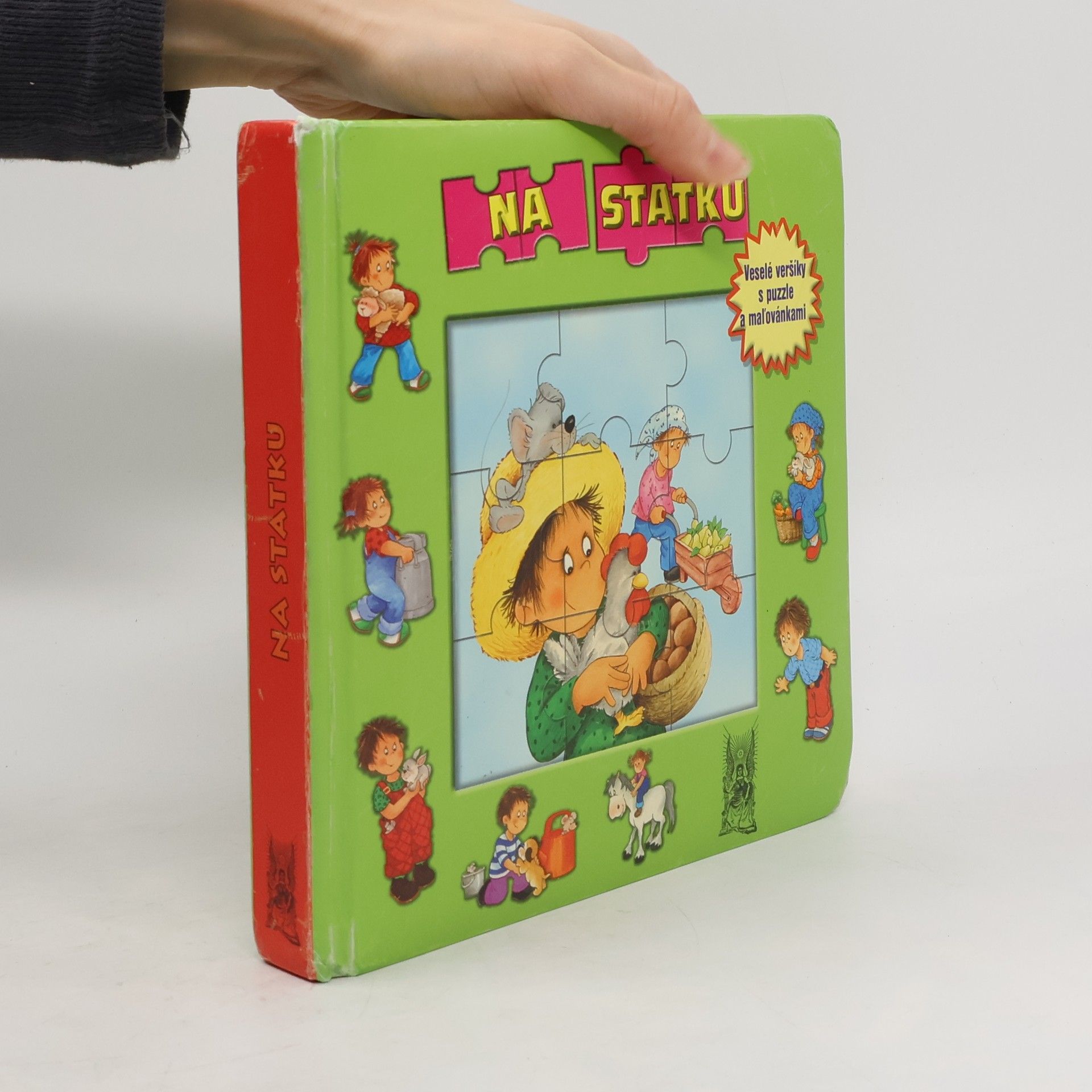 Tatiana Dunajová Na statku : veselé veršíky s puzzle a maľovánkami