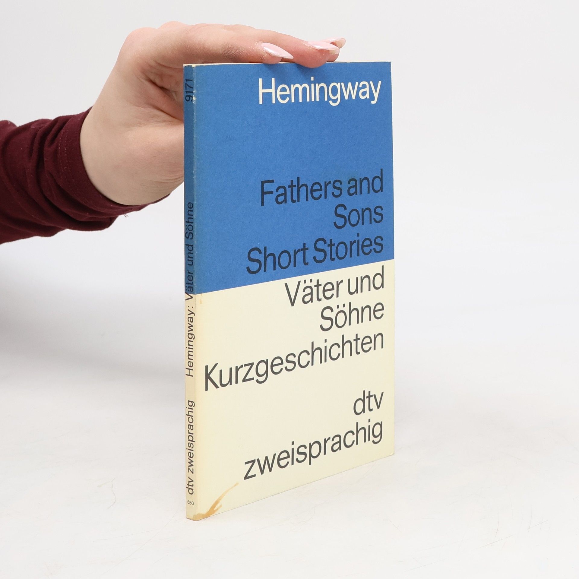 Ernest Hemingway Väter und Söhne. Fathers and Sons. Kurzgeschichten. Engl.-Dtsch.