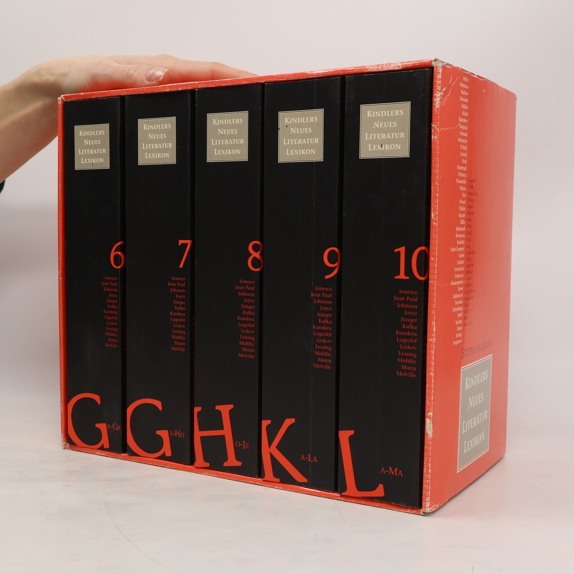 Various authors Kindlers neues Literatur Lexikon 6-10