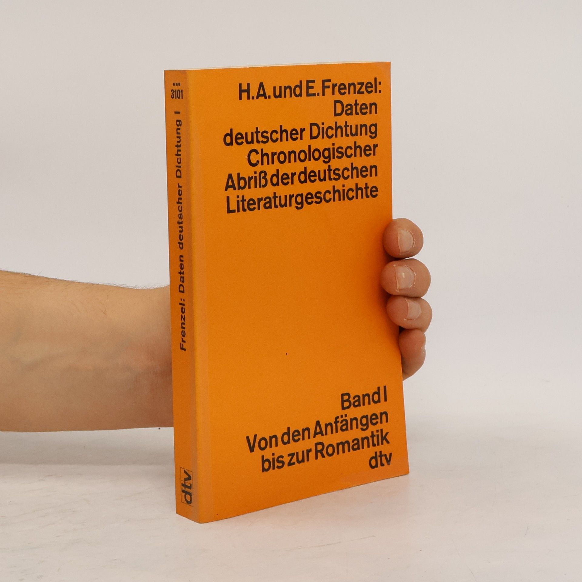 Daten deutscher Dichtung Chronologischer Abriß der deutschen Literaturgeschichte I.