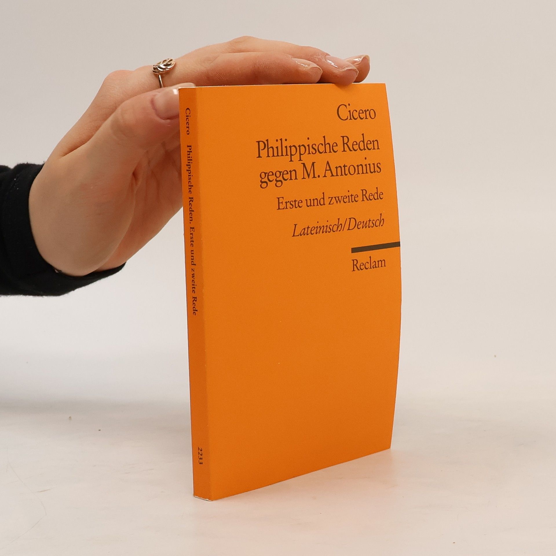 Marcus Tullius Cicero Philippische Reden gegen M. Antonius