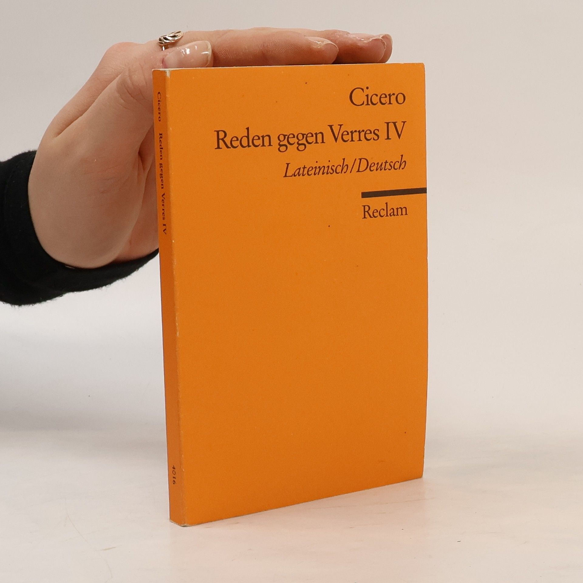 Marcus Tullius Cicero Reden gegen Verres
