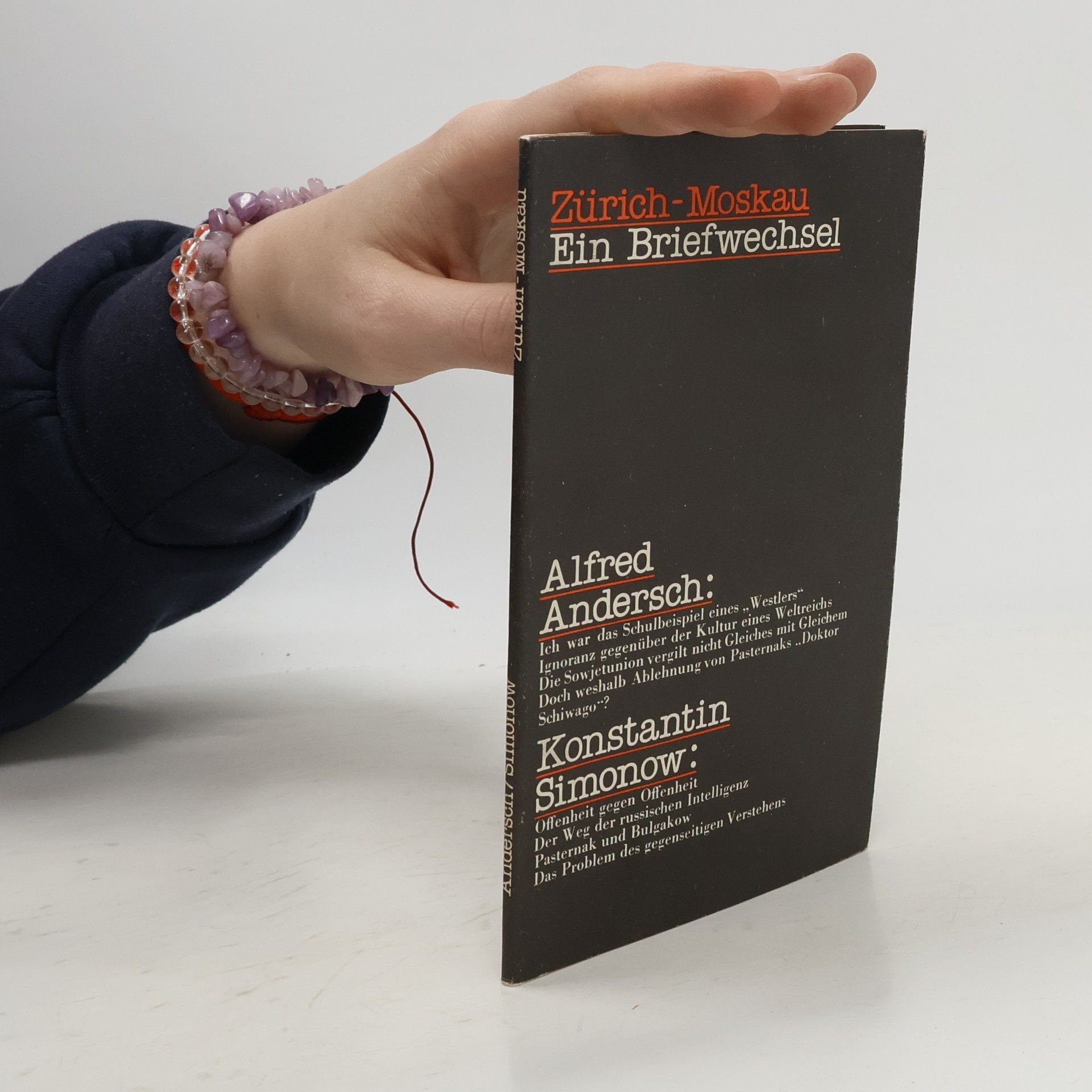 Alfred Andersch Zürich-Moskau. Ein Briefwechse