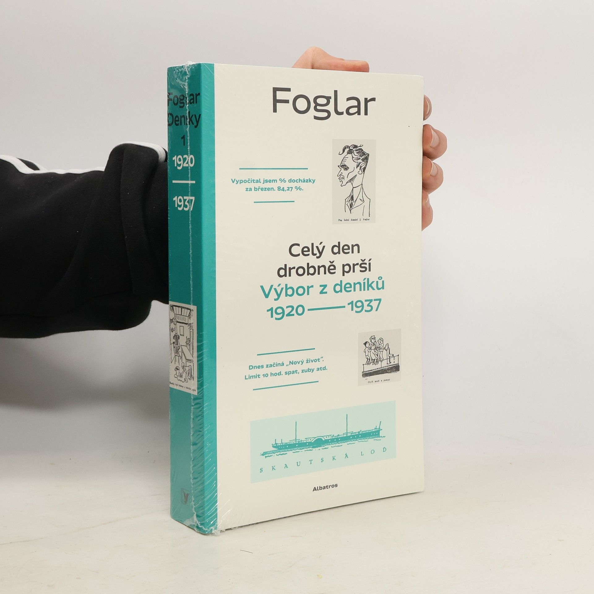 Jaroslav Foglar Celý den drobně prší. Výbor z deníků 1920-1937