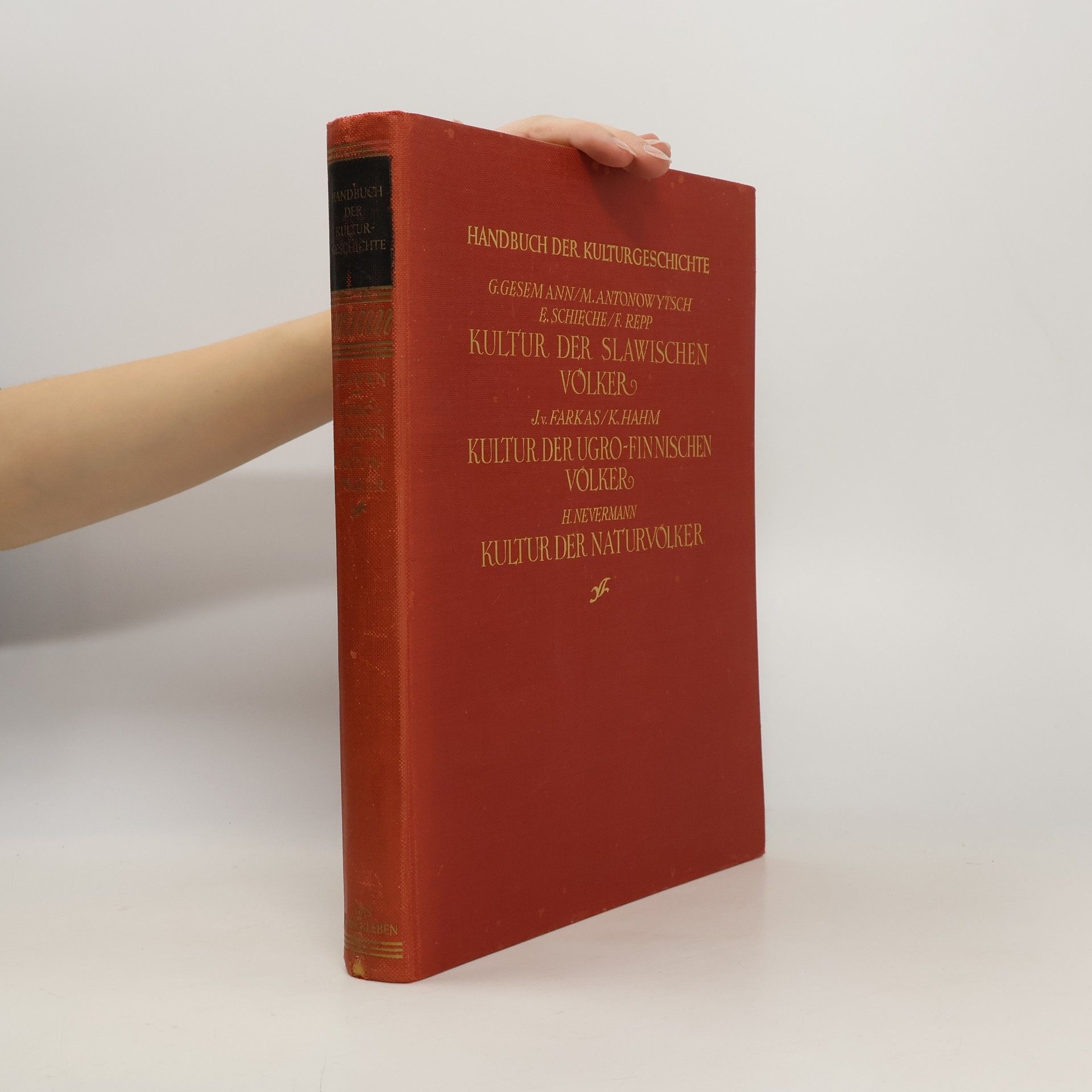 Heinz Kindermann Handbuch der kulturgeschichte. Kultur der slawischen völker