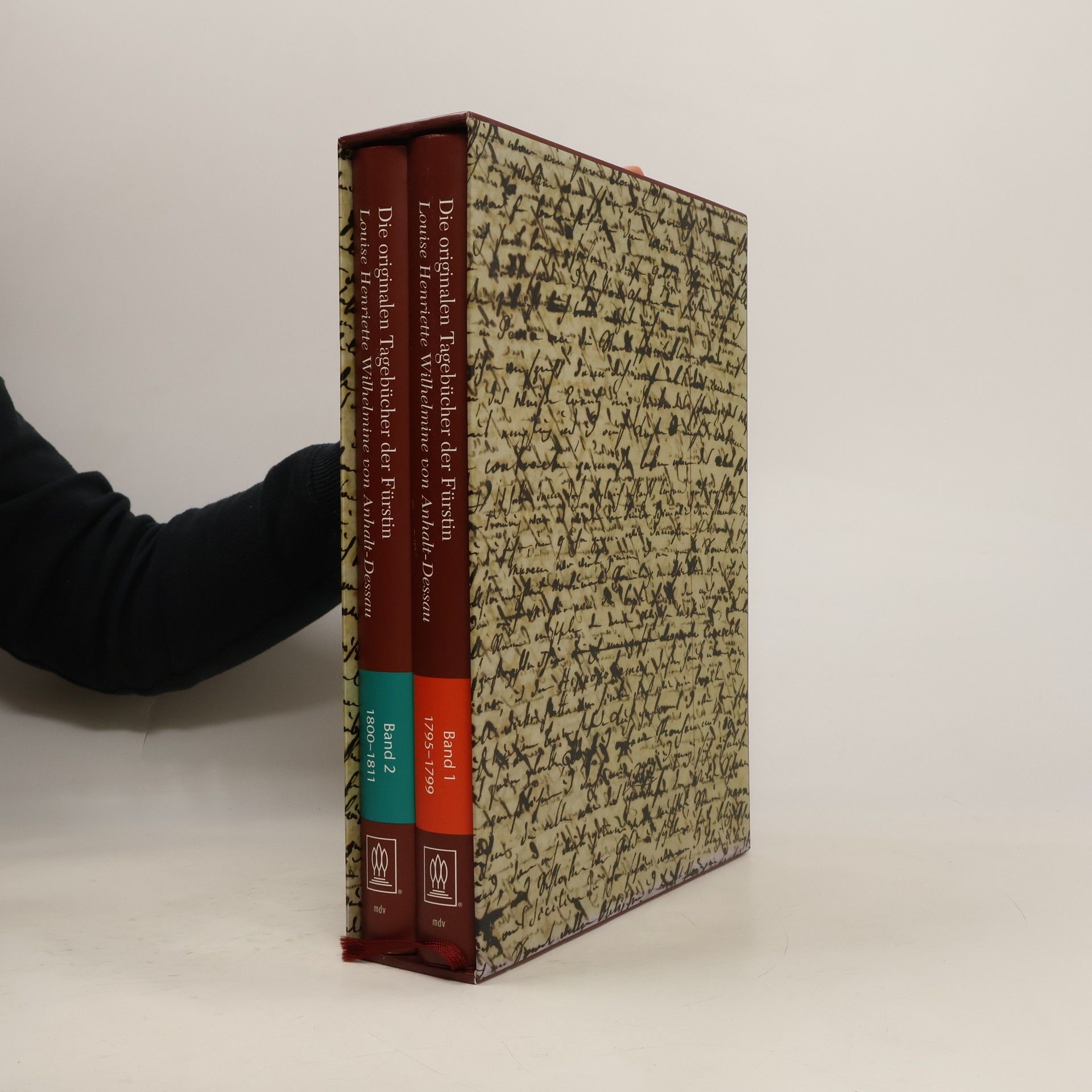 Kolektiv autorů Die originalen Tagebücher der Fürstin Louise Henriette Wilhelmine von Anhalt-Dessau Band 1-2