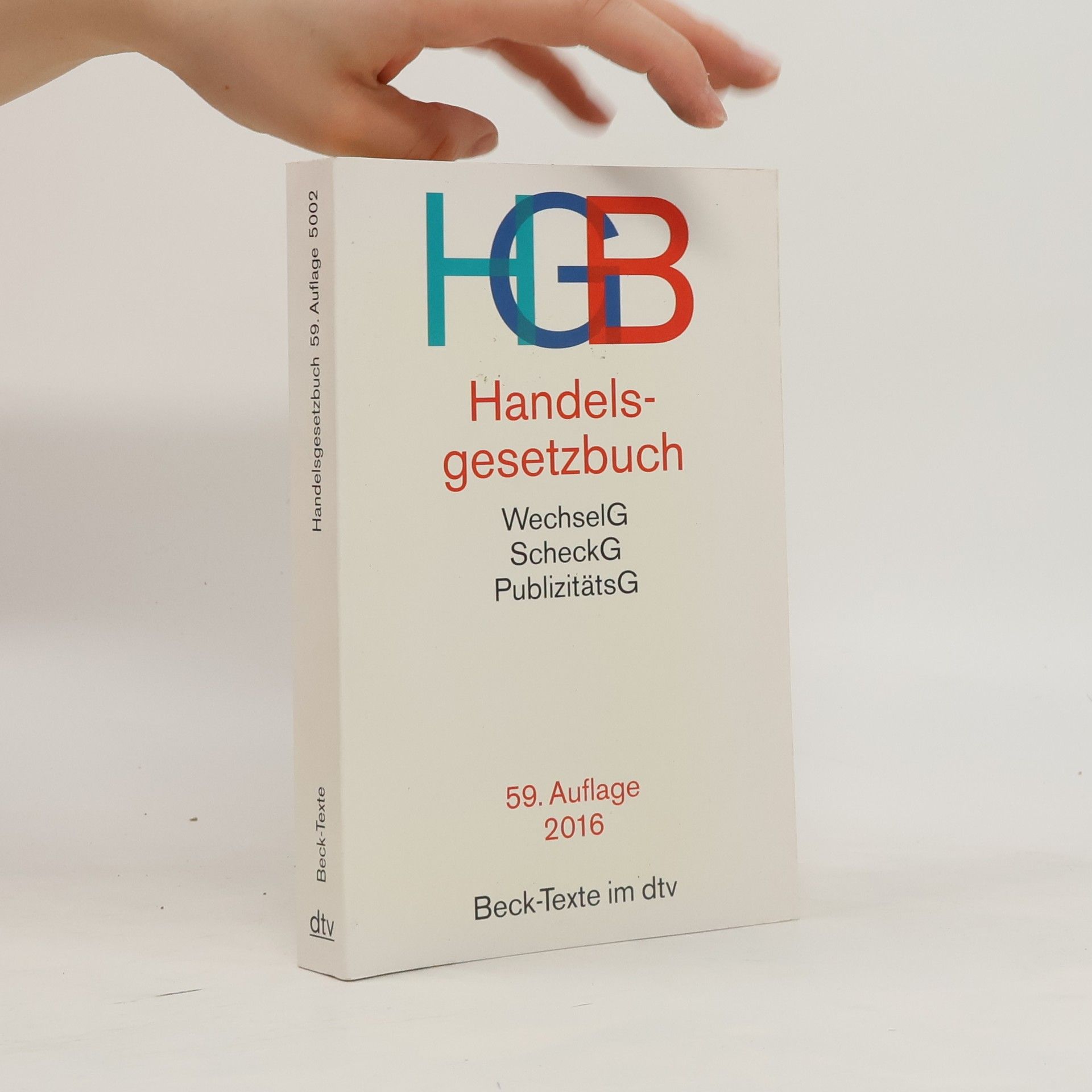 Kolektiv autorů Handelsgesetzbuch. 59. Auflage 2016