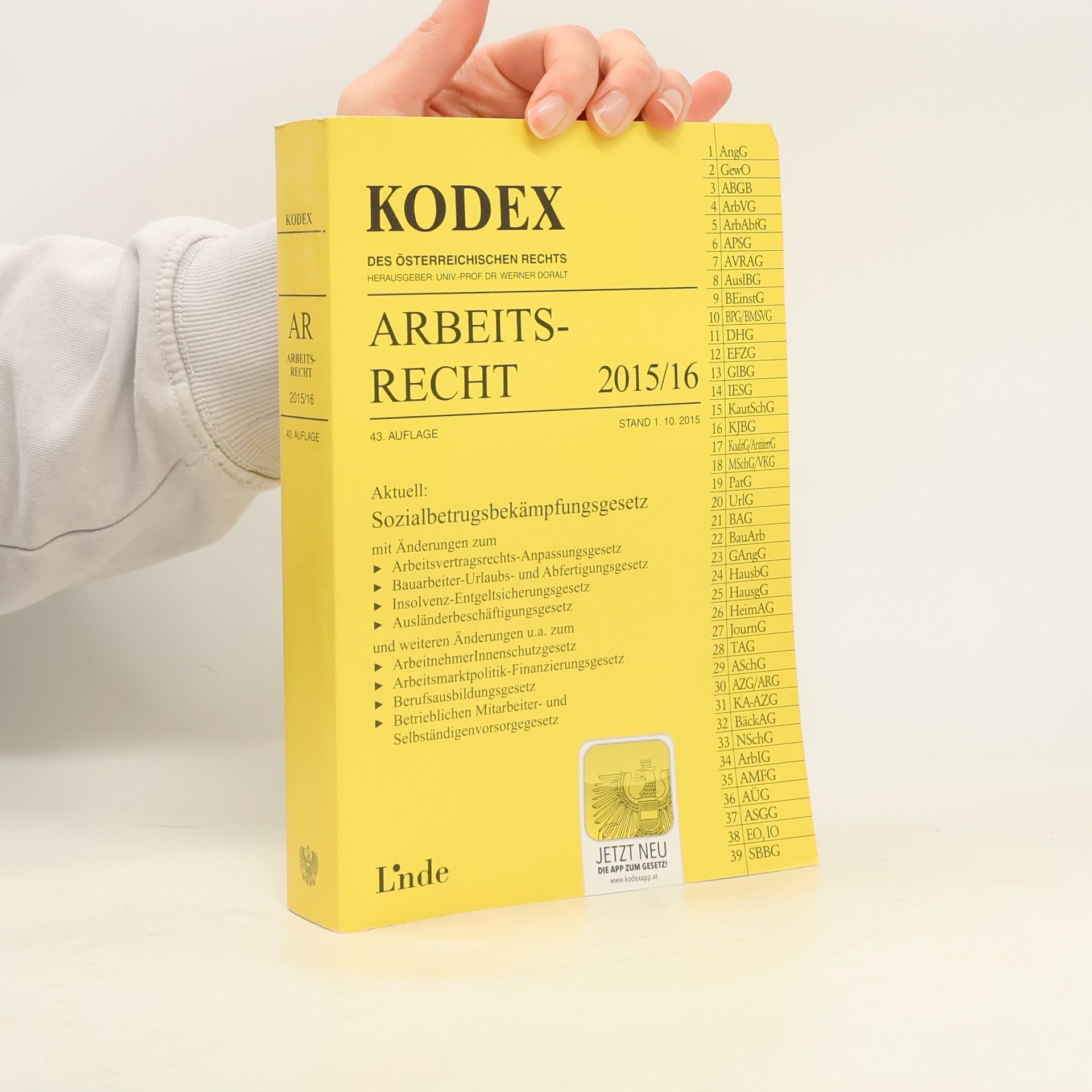 Autorenkollektiv Arbeitsrecht 2015/16