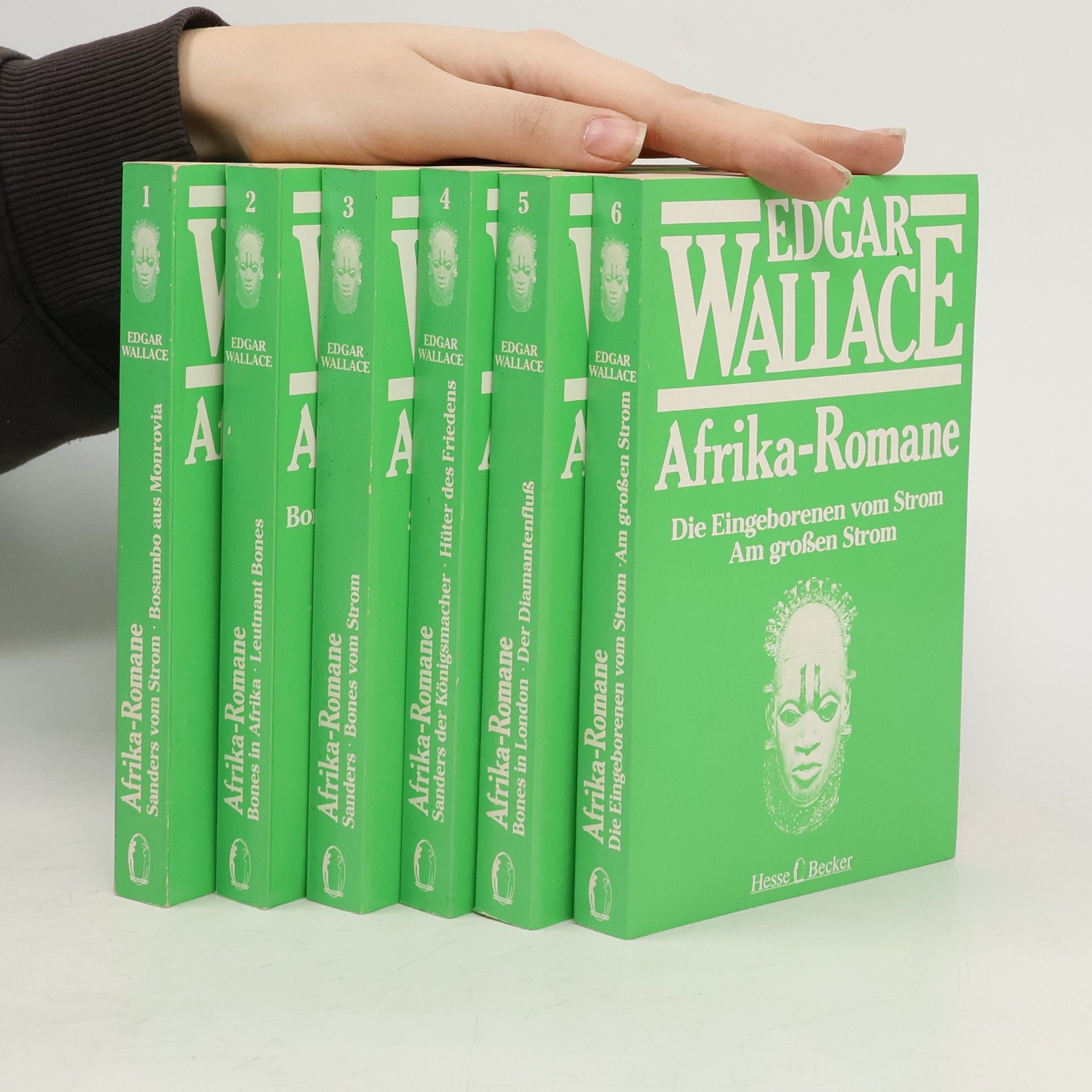 Edgar Wallace Afrika-Romane 1-6