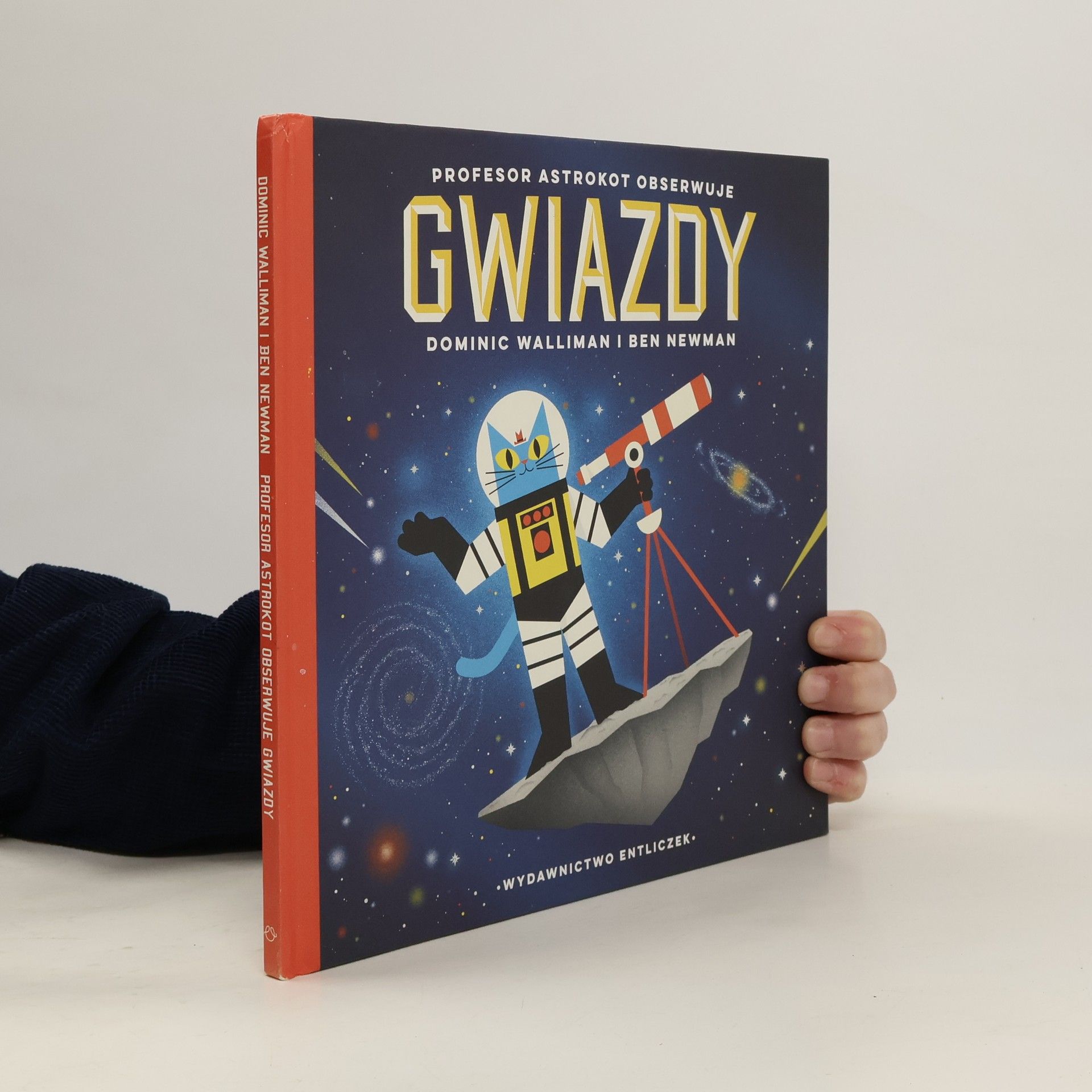 Profesor Astrokot obserwuje gwiazdy