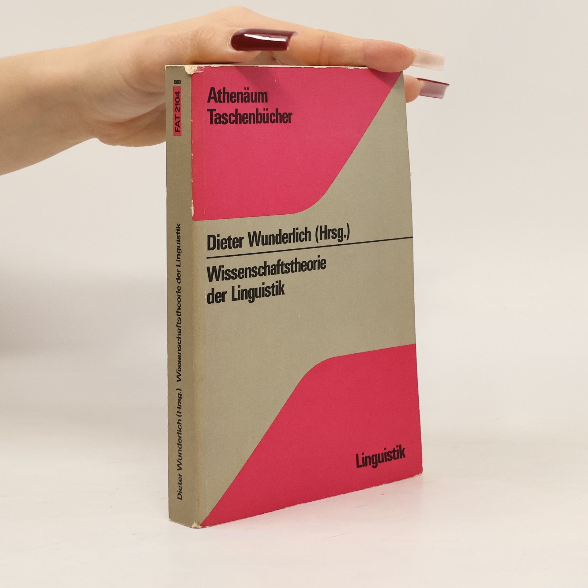 Dieter Wunderlich Wissenschaftstheorie der Linguistik